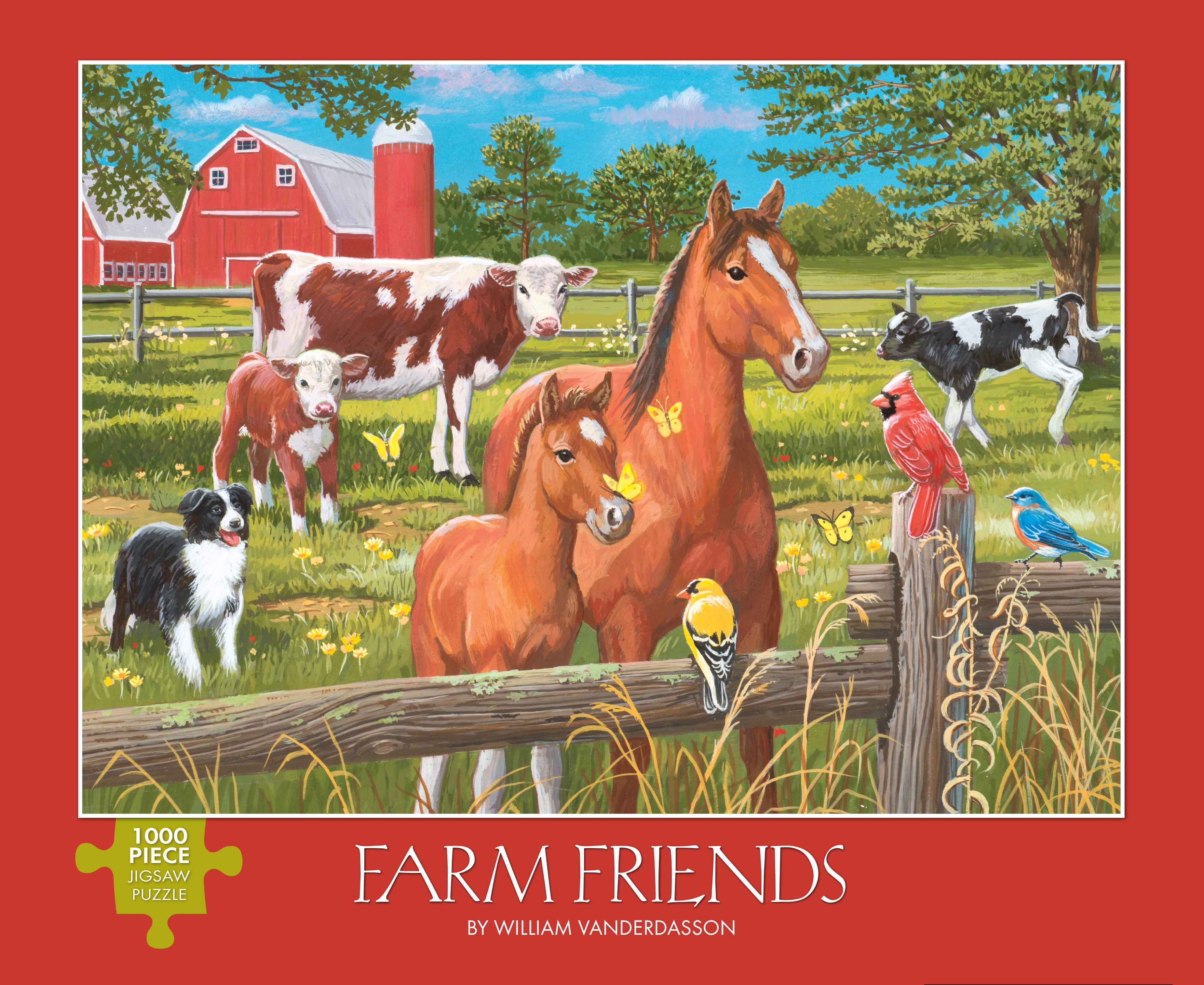 Farm Friends 1000 Piece - Jigsaw Puzzle
