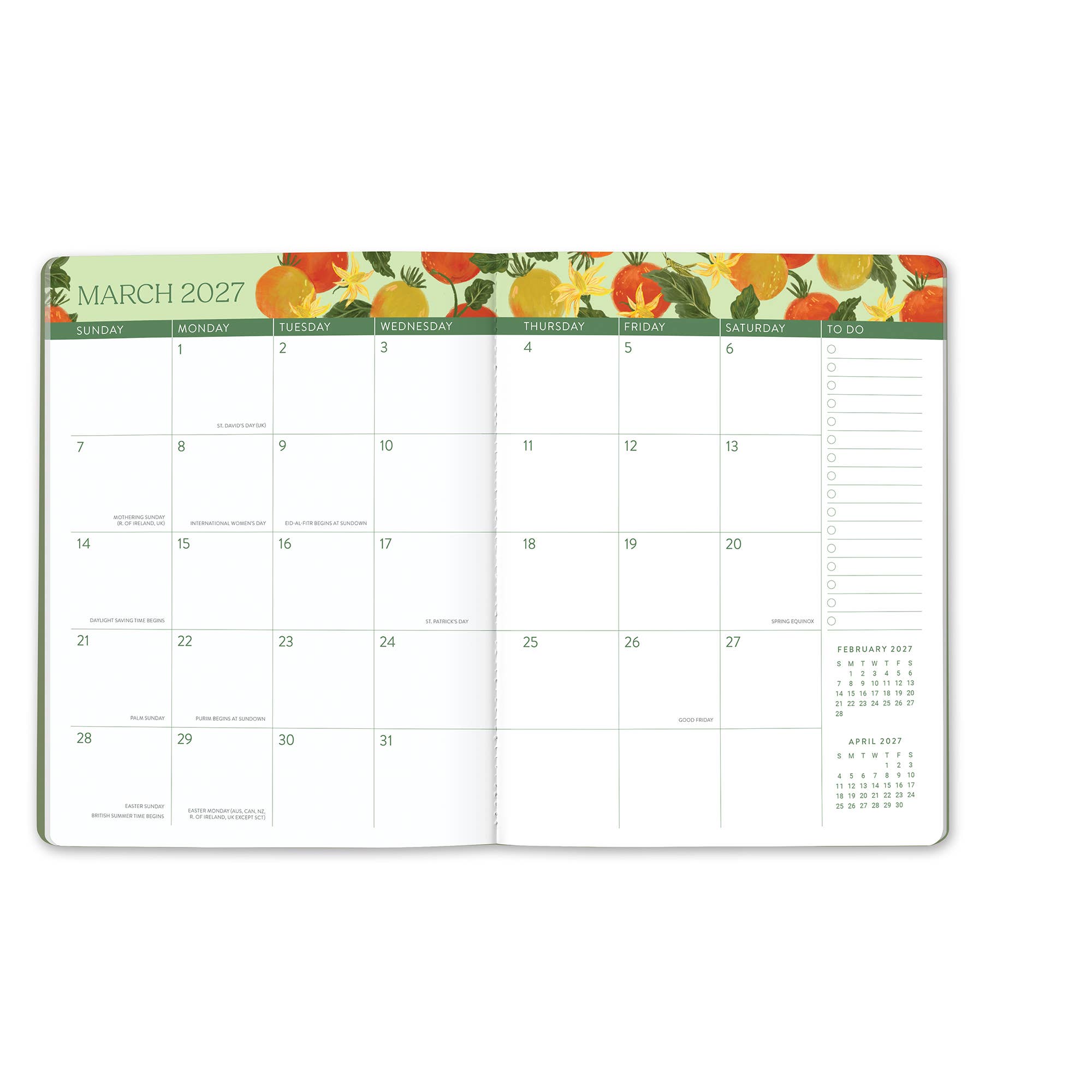 2027 Fruit & Flora Just Right Monthly Planner