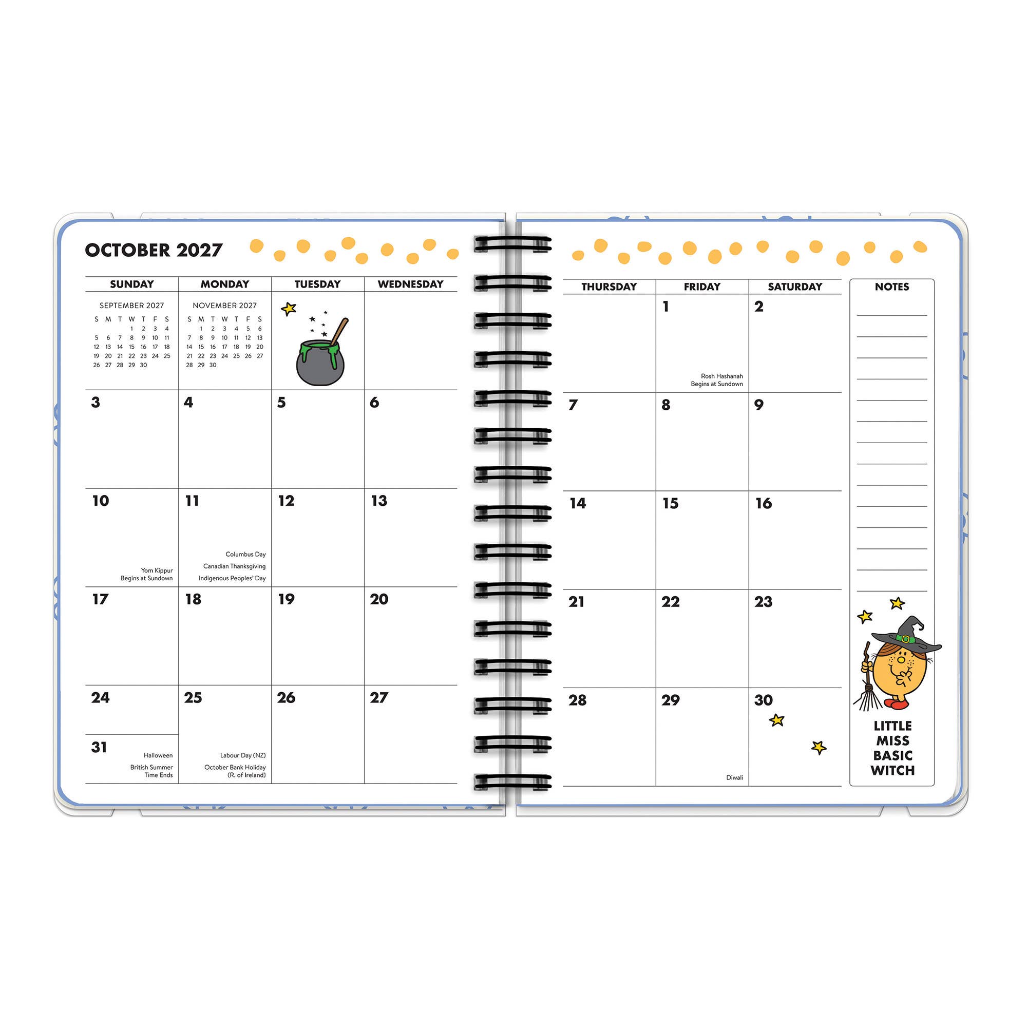 2027 Little Miss Boss Lady Deluxe Compact Flexi Planner