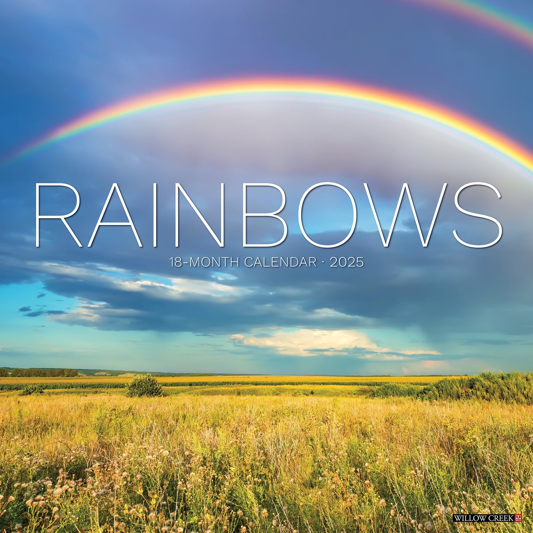 2025 Rainbows - Square Wall Calendar