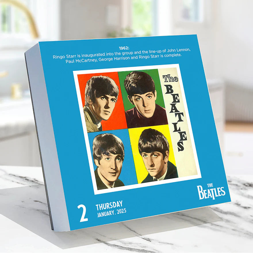 2025 The Beatles - Daily Boxed Page-A-Day Calendar