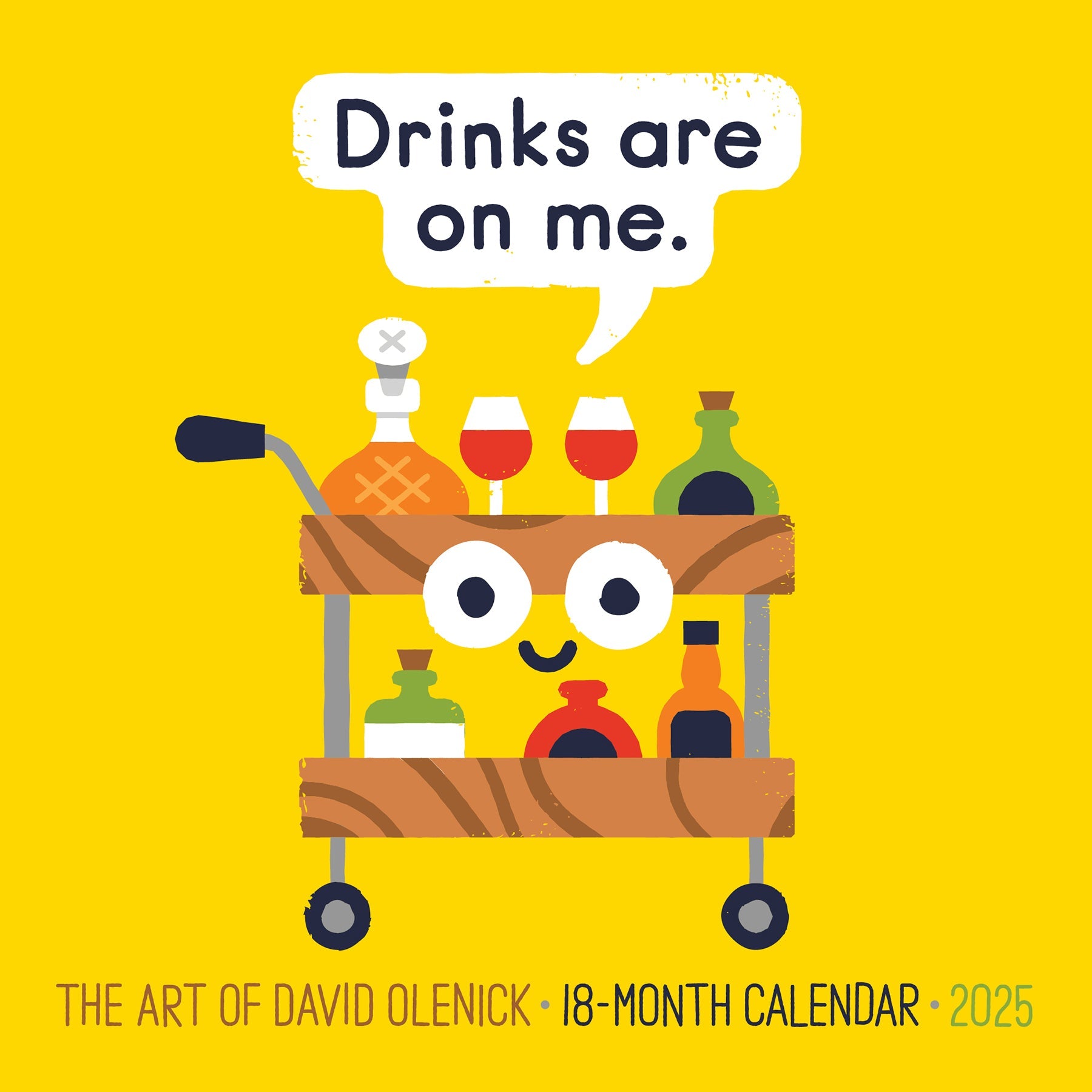 2025 The Art of David Olenick - Mini Wall Calendar