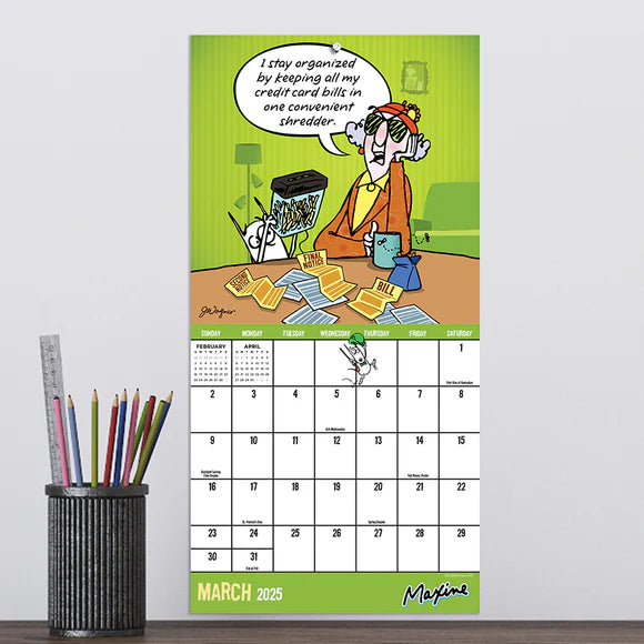 2025 Maxine - Mini Wall Calendar