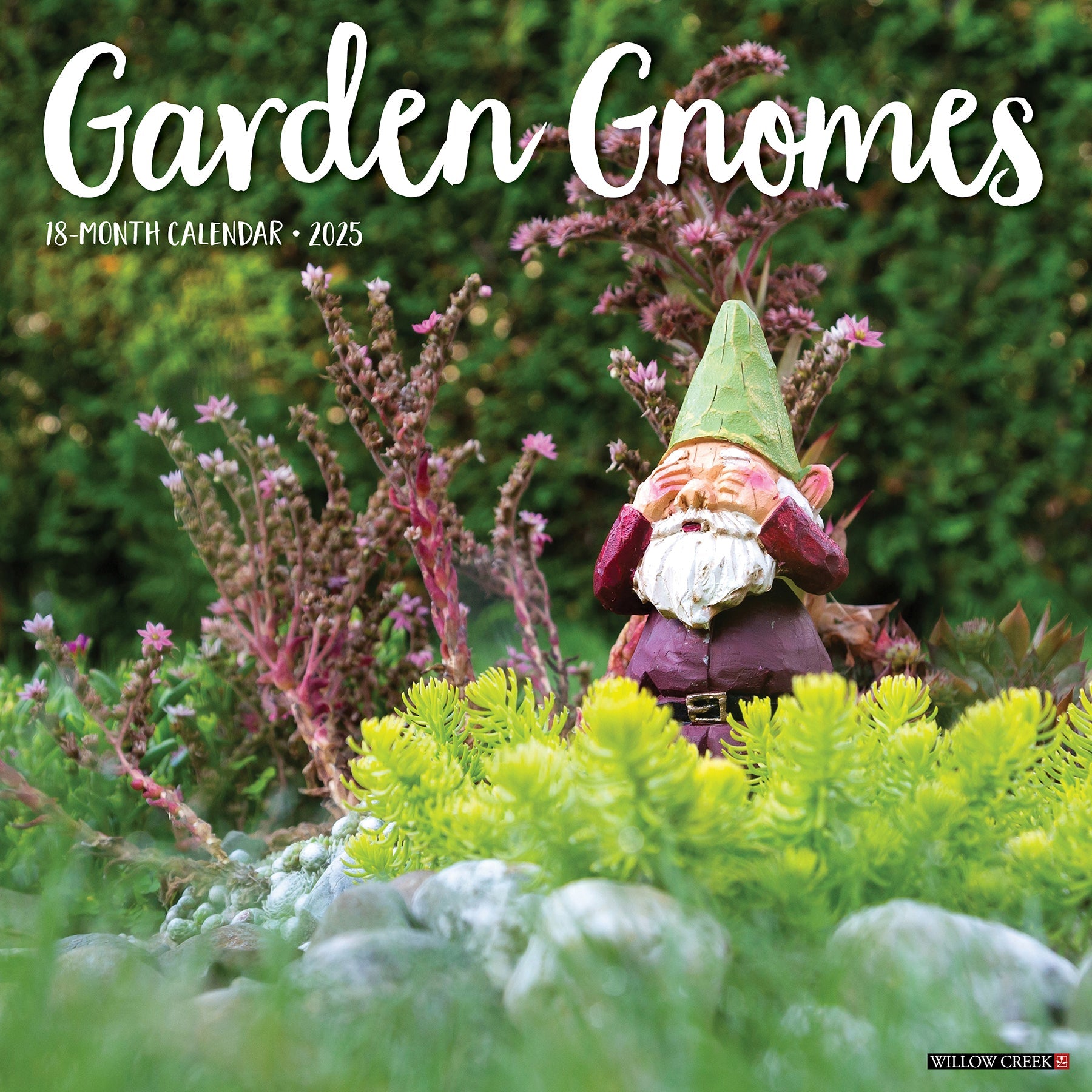 2025 Garden Gnomes - Square Wall Calendar