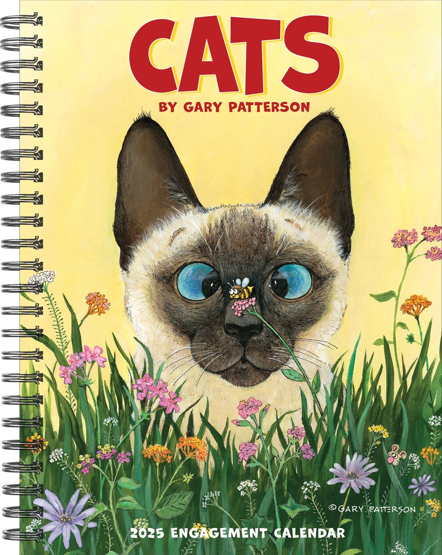 2025 Cats by Gary Patterson - Weekly Diary/Planner