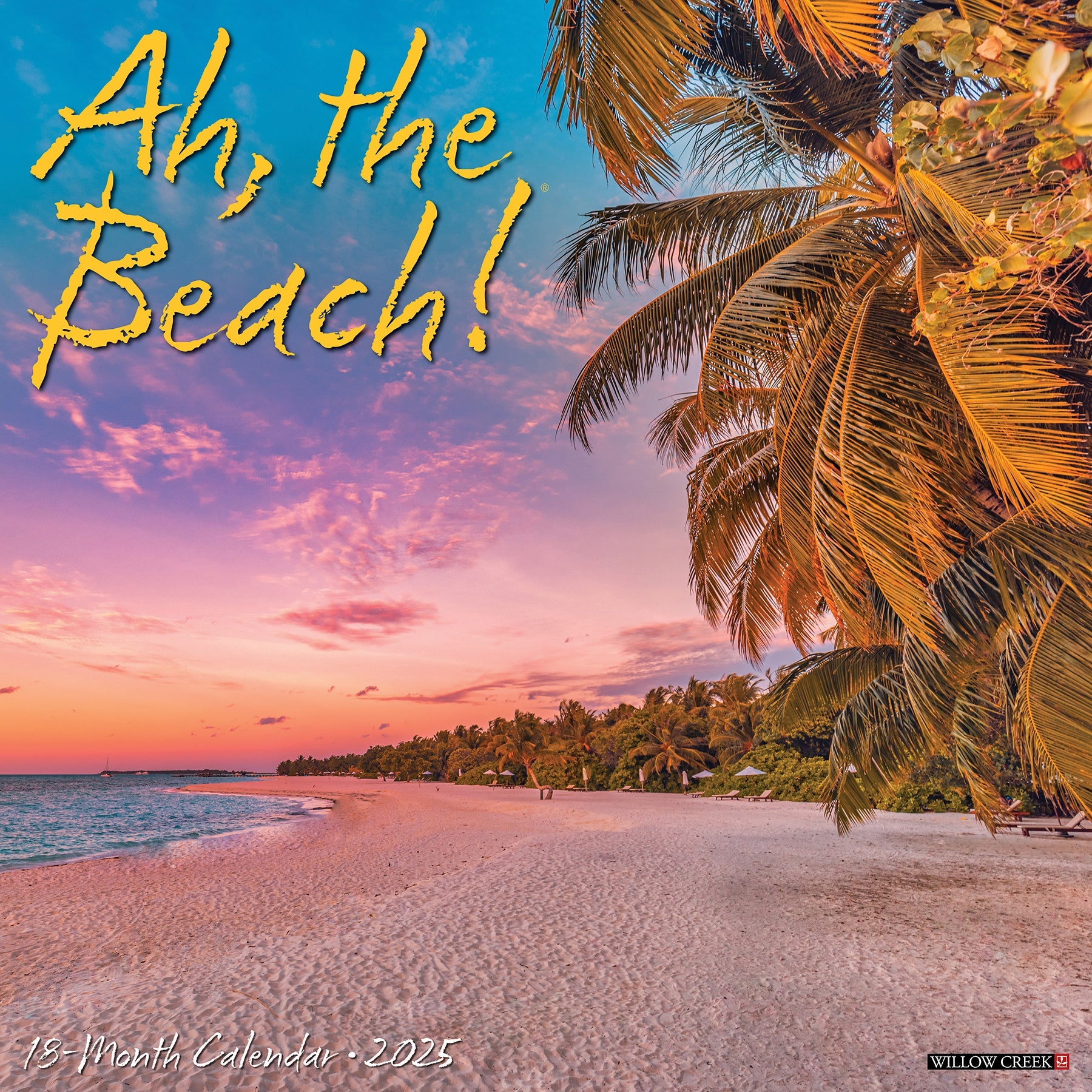 2025 Ah,The Beach! - Square Wall Calendar