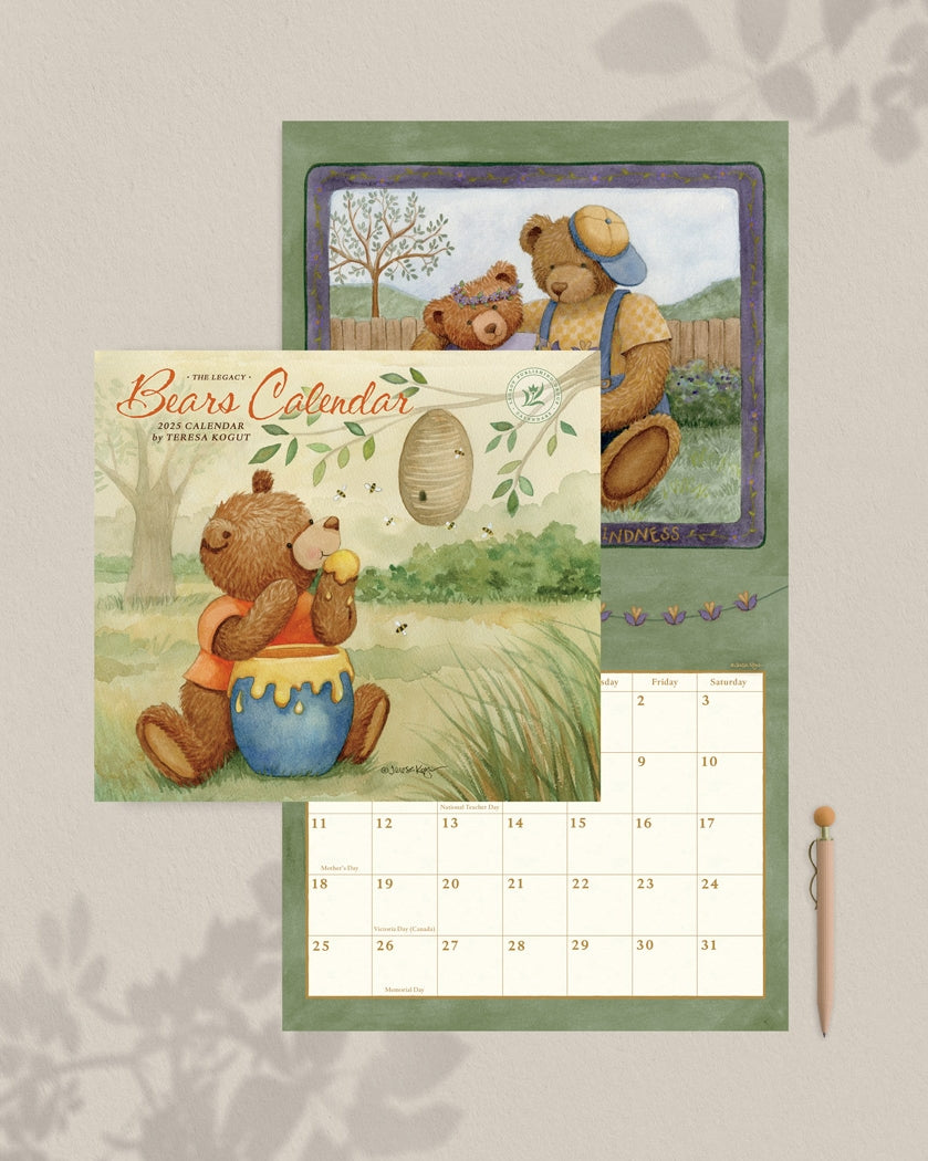 2025 Bears - Legacy Deluxe Wall Calendar