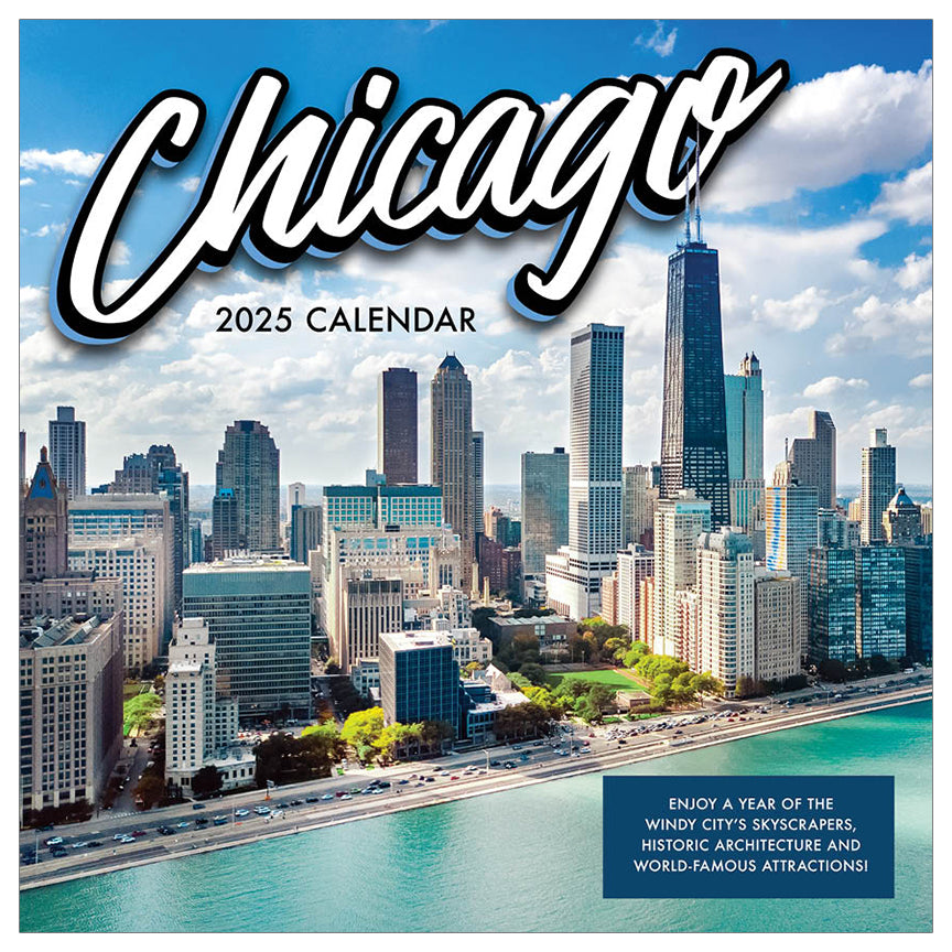 2025 Chicago - Square Wall Calendar