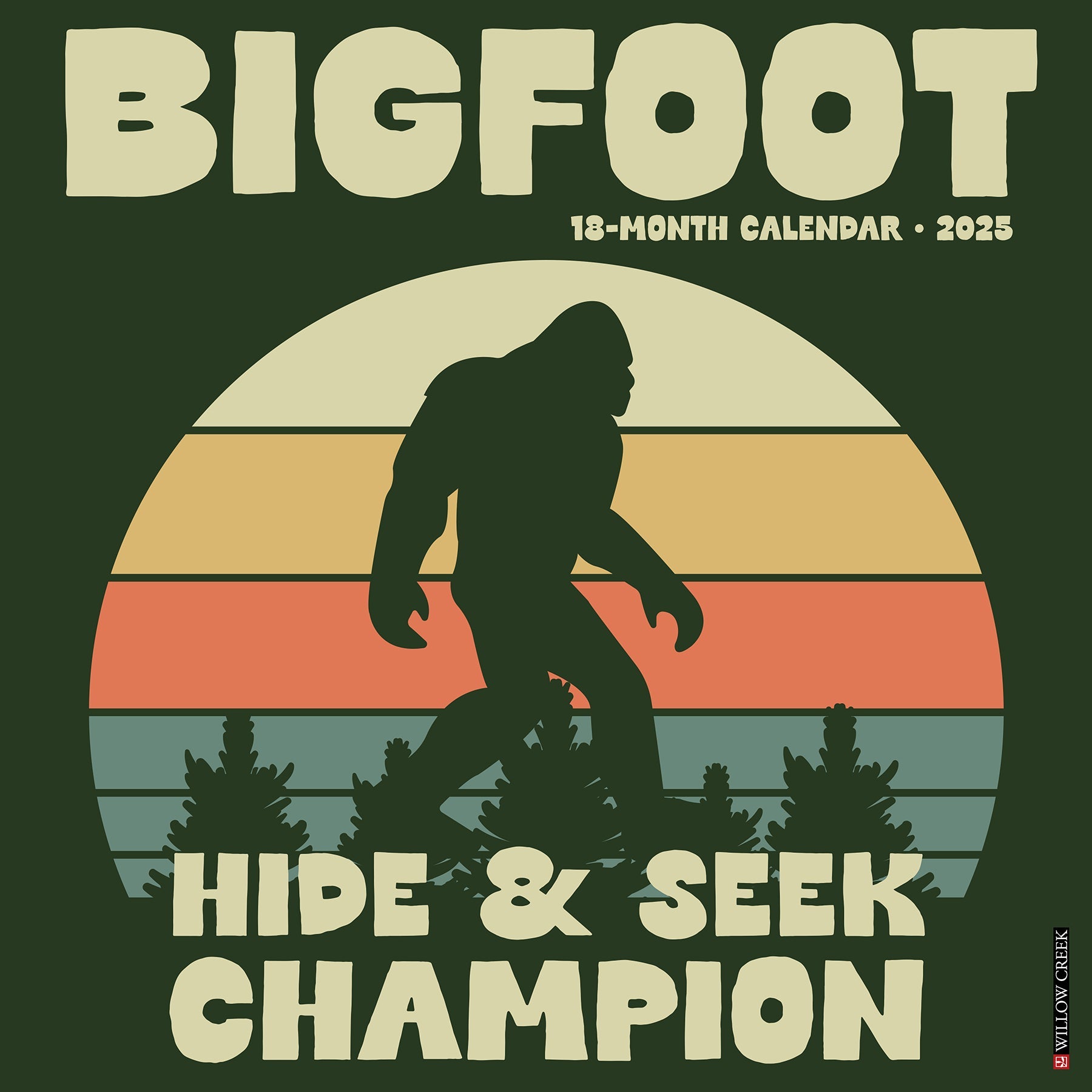 2025 Bigfoot - Square Wall Calendar