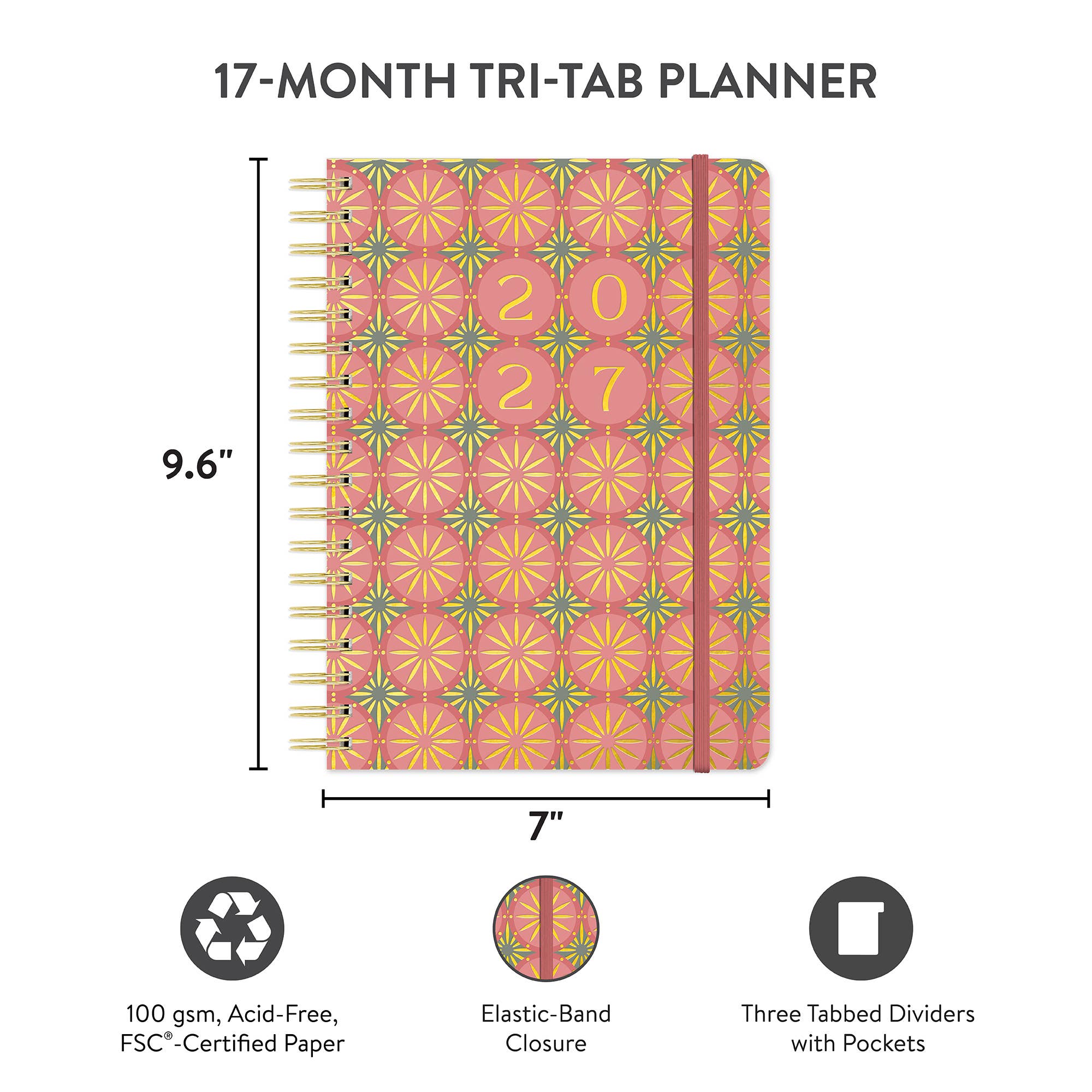 2027 Age of Romance Tri-Tab Planner