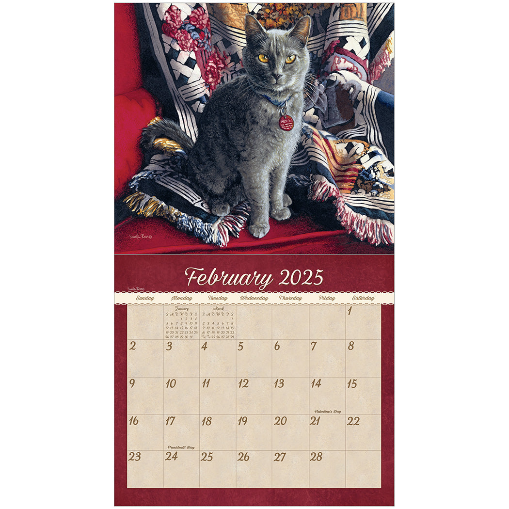 2025 Cats We Love - Legacy Deluxe Wall Calendar