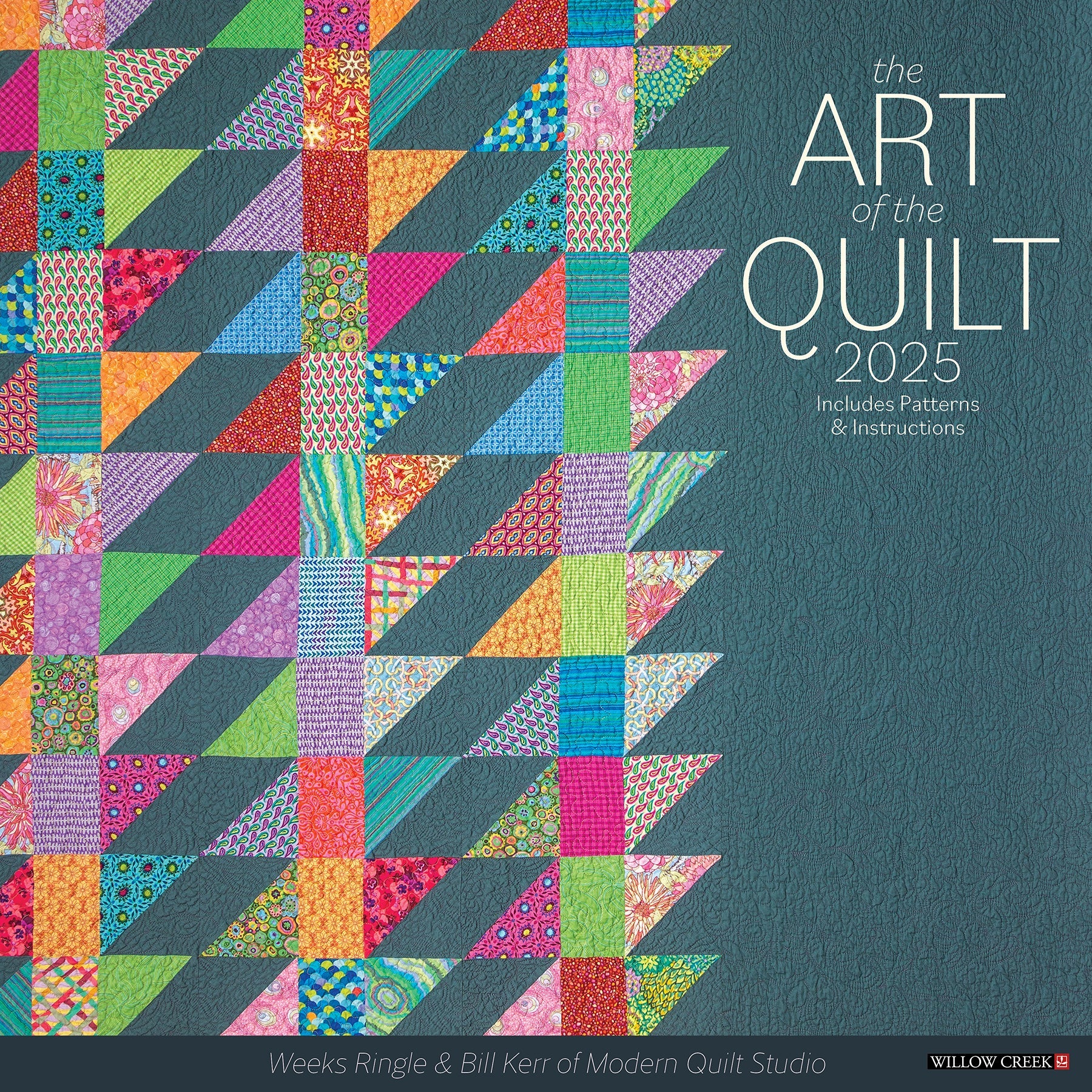 2025 Art of the Quilt - Square Wall Calendar