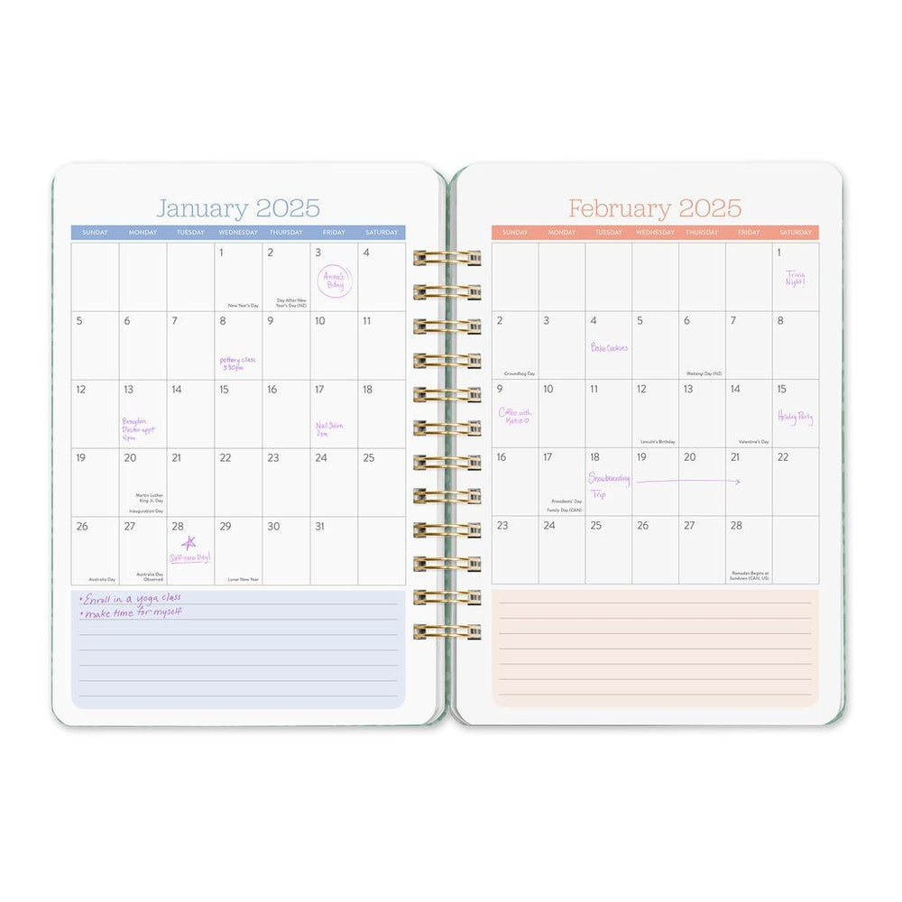 2025 Fruit & Flora - Do It All Weekly & Monthly Diary/Planner by Orange Circle Studio