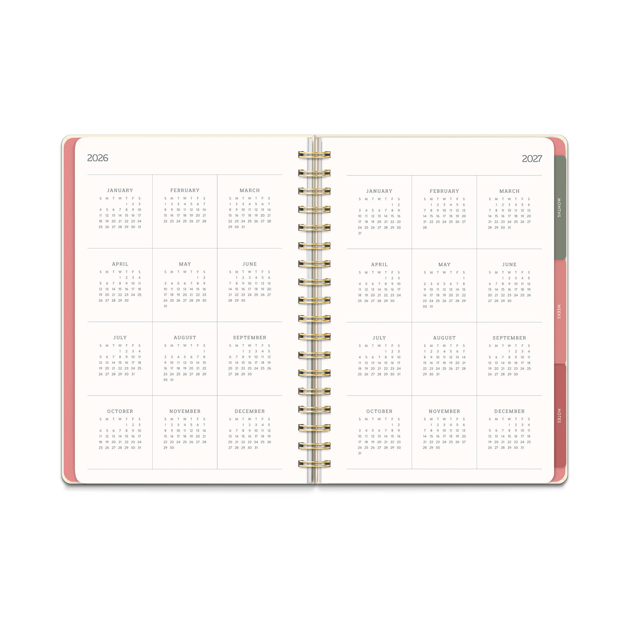 2027 Age of Romance Tri-Tab Planner