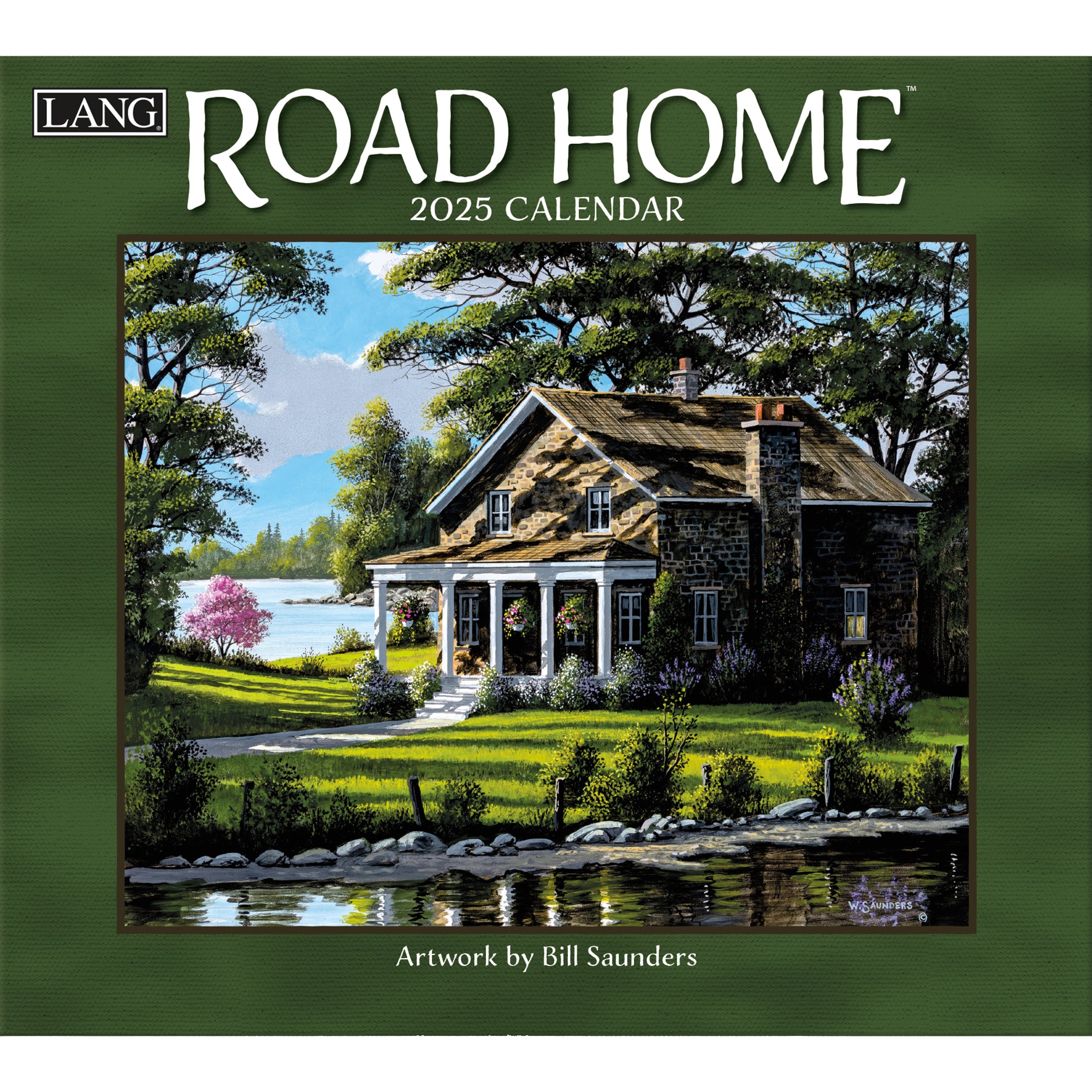 2025 Road Home By Bill Saunders - LANG Deluxe Wall Calendar