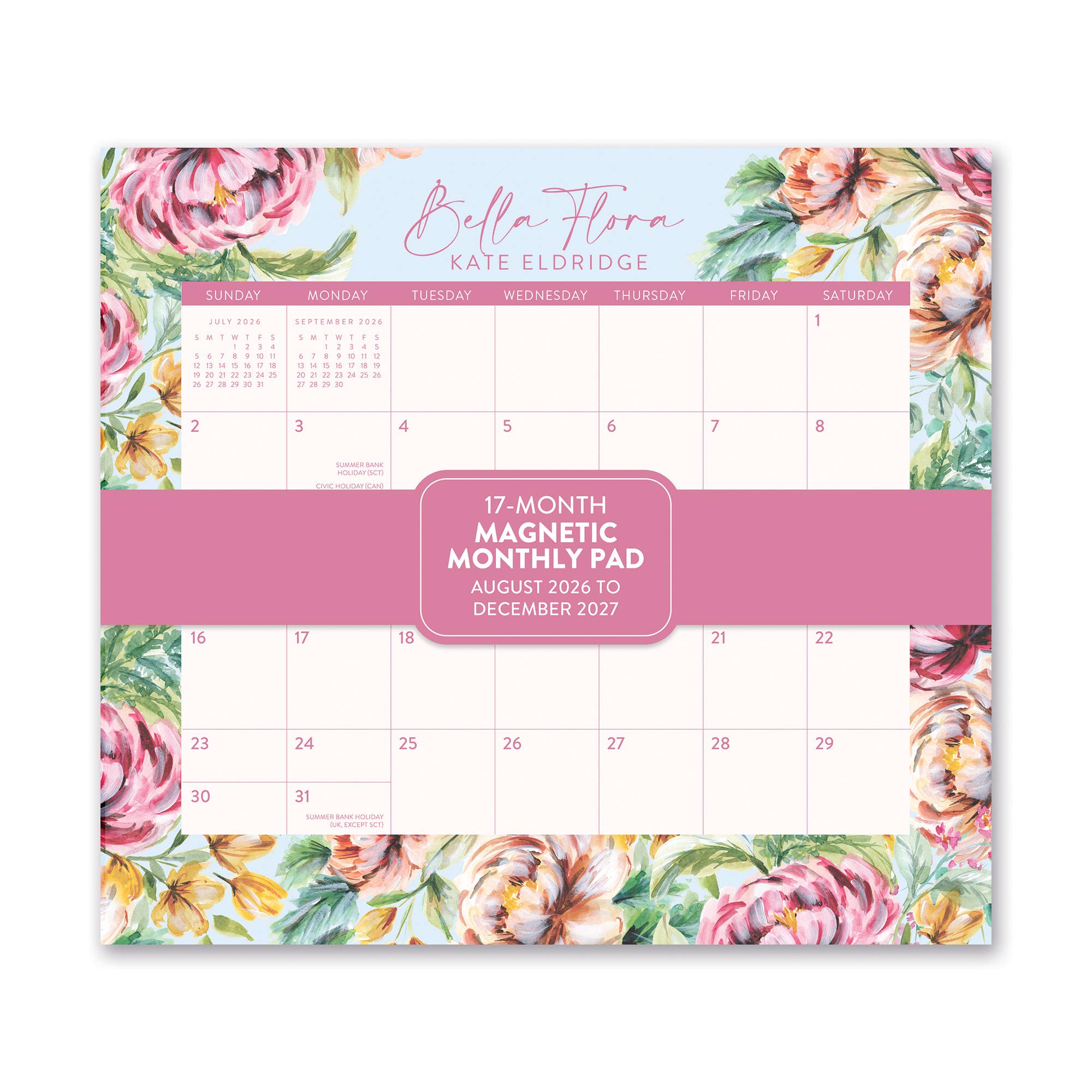 2027 Bella Flora Magnetic Monthly Pad