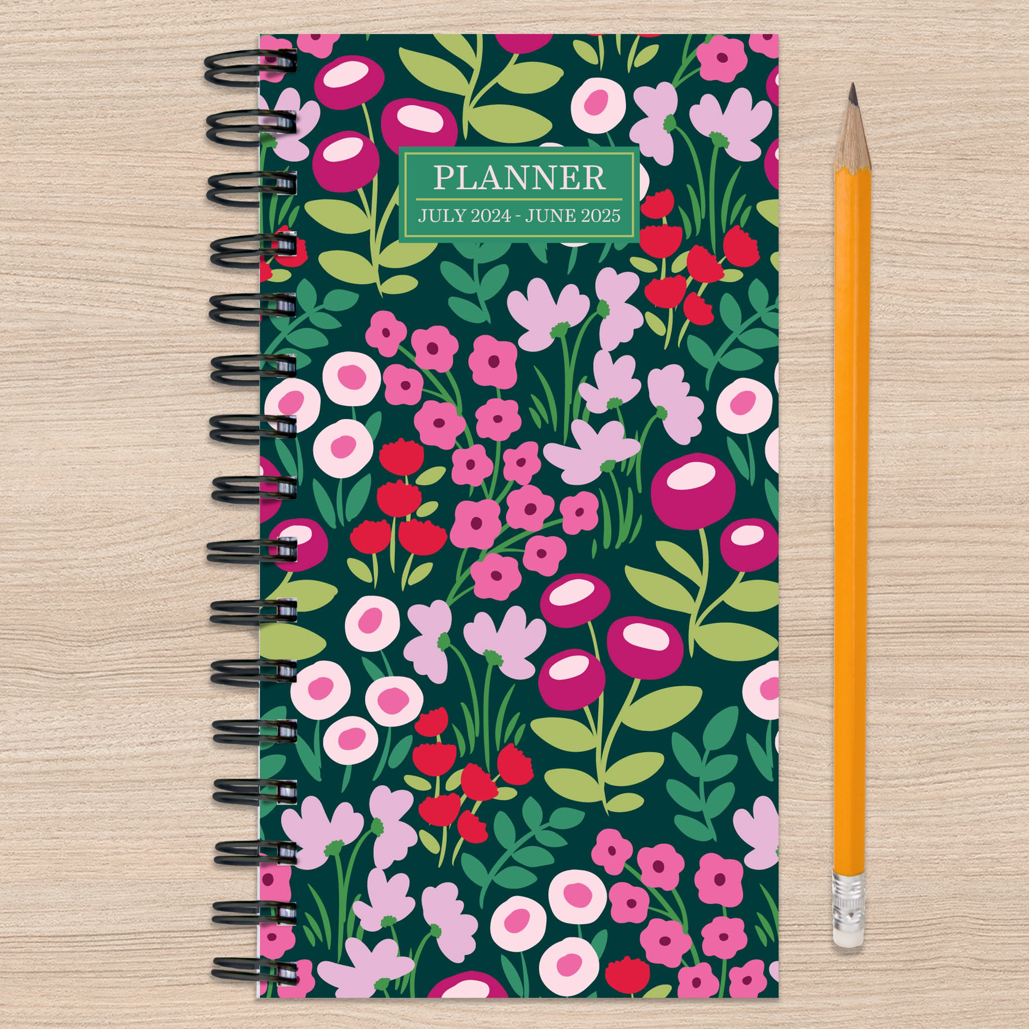 2025 Floral Burst - Small Monthly & Weekly Pocket Diary/Planner