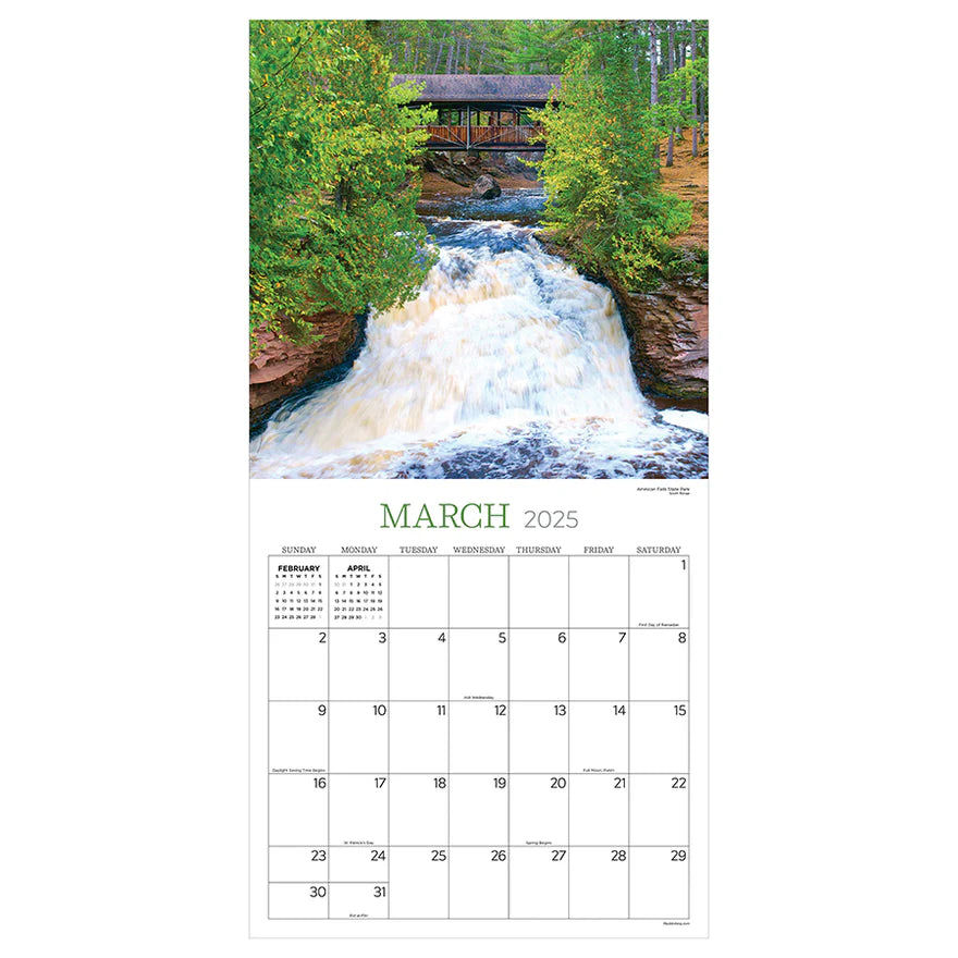 2025 Wisconsin - Square Wall Calendar