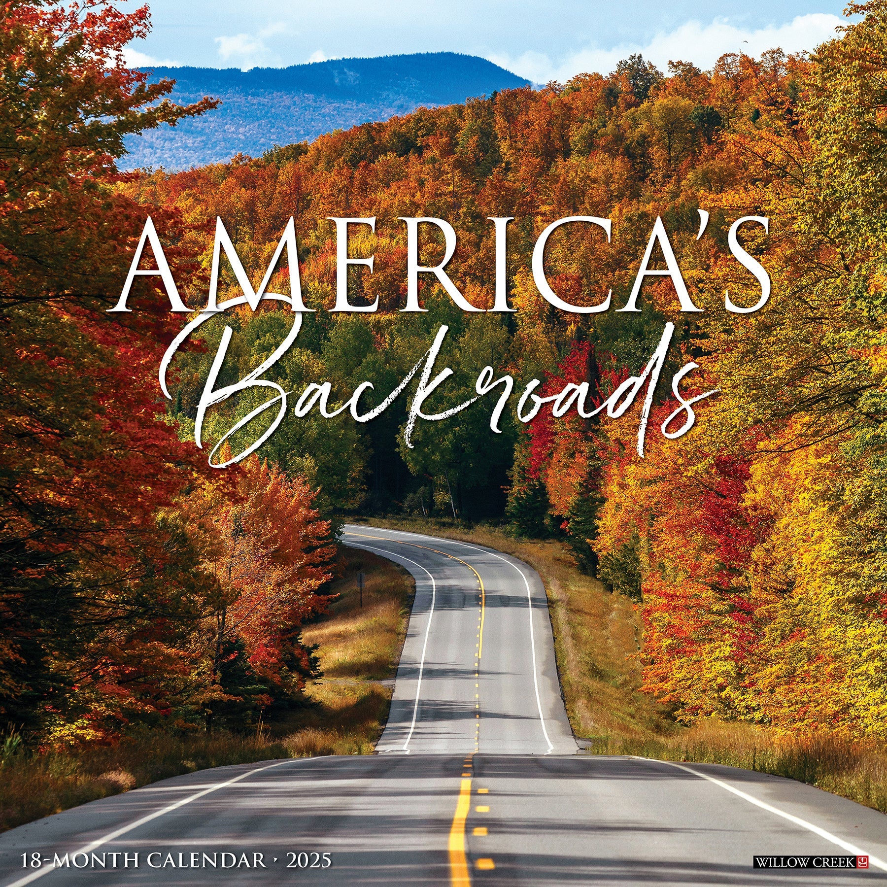 2025 America's Backroads - Square Wall Calendar