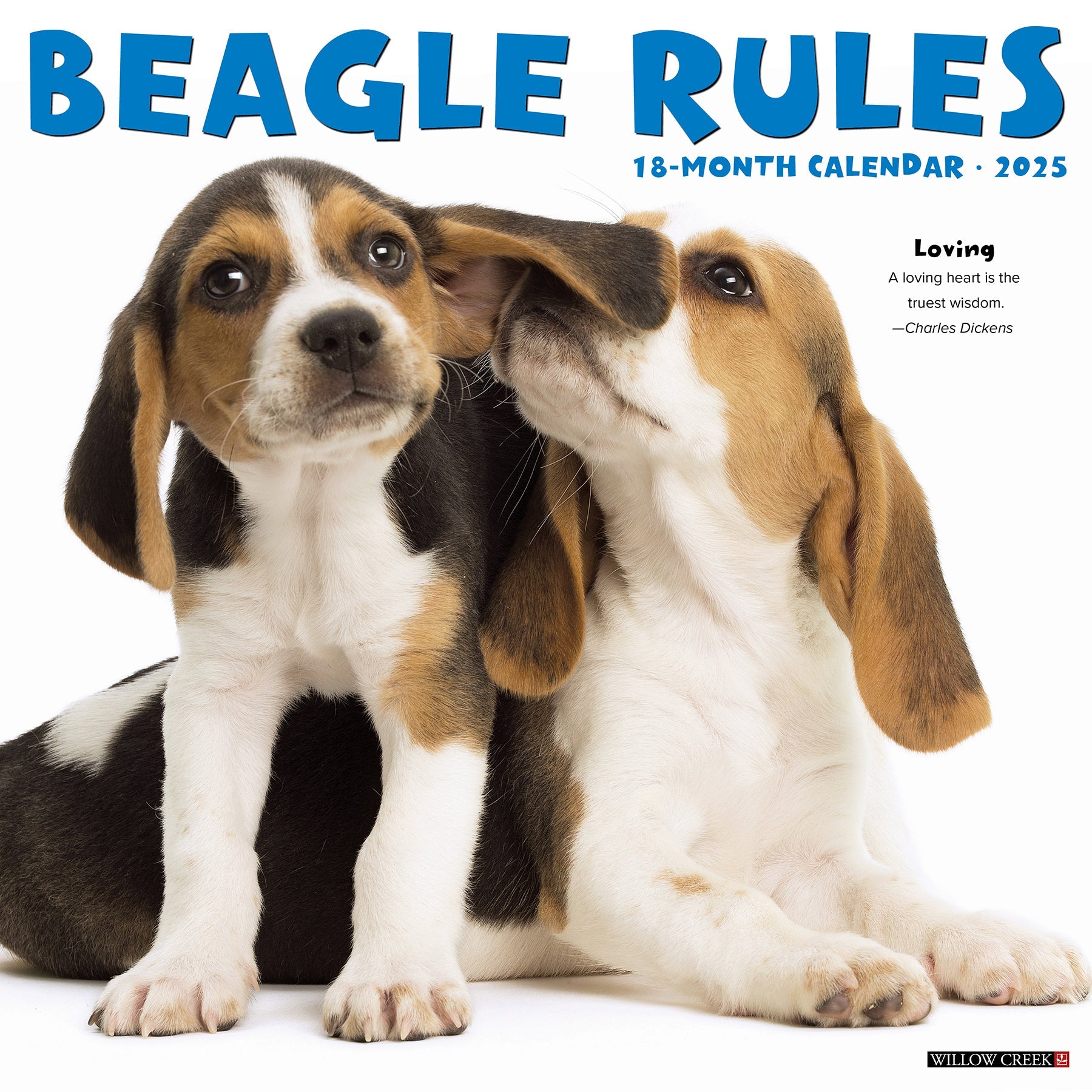 2025 Beagle Rules - Square Wall Calendar