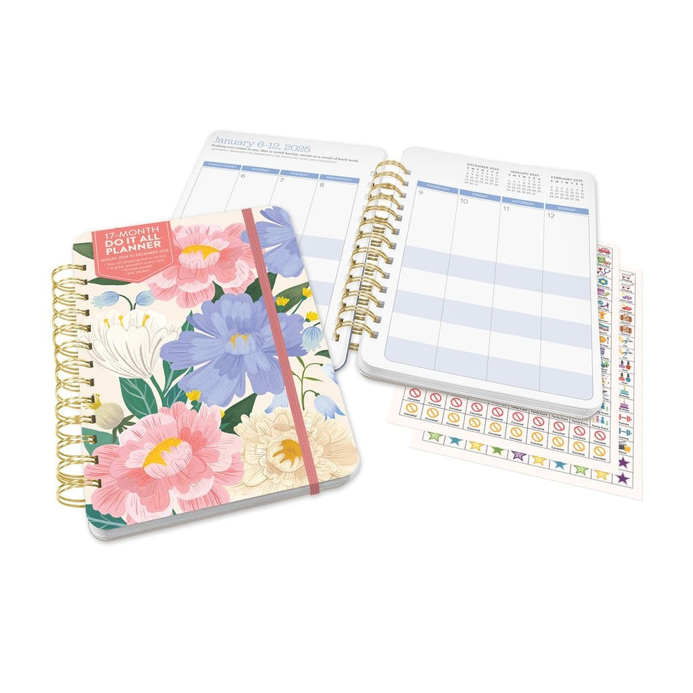 2025 Bella Flora - Do It All Weekly & Monthly Diary/Planner by Orange Circle Studio