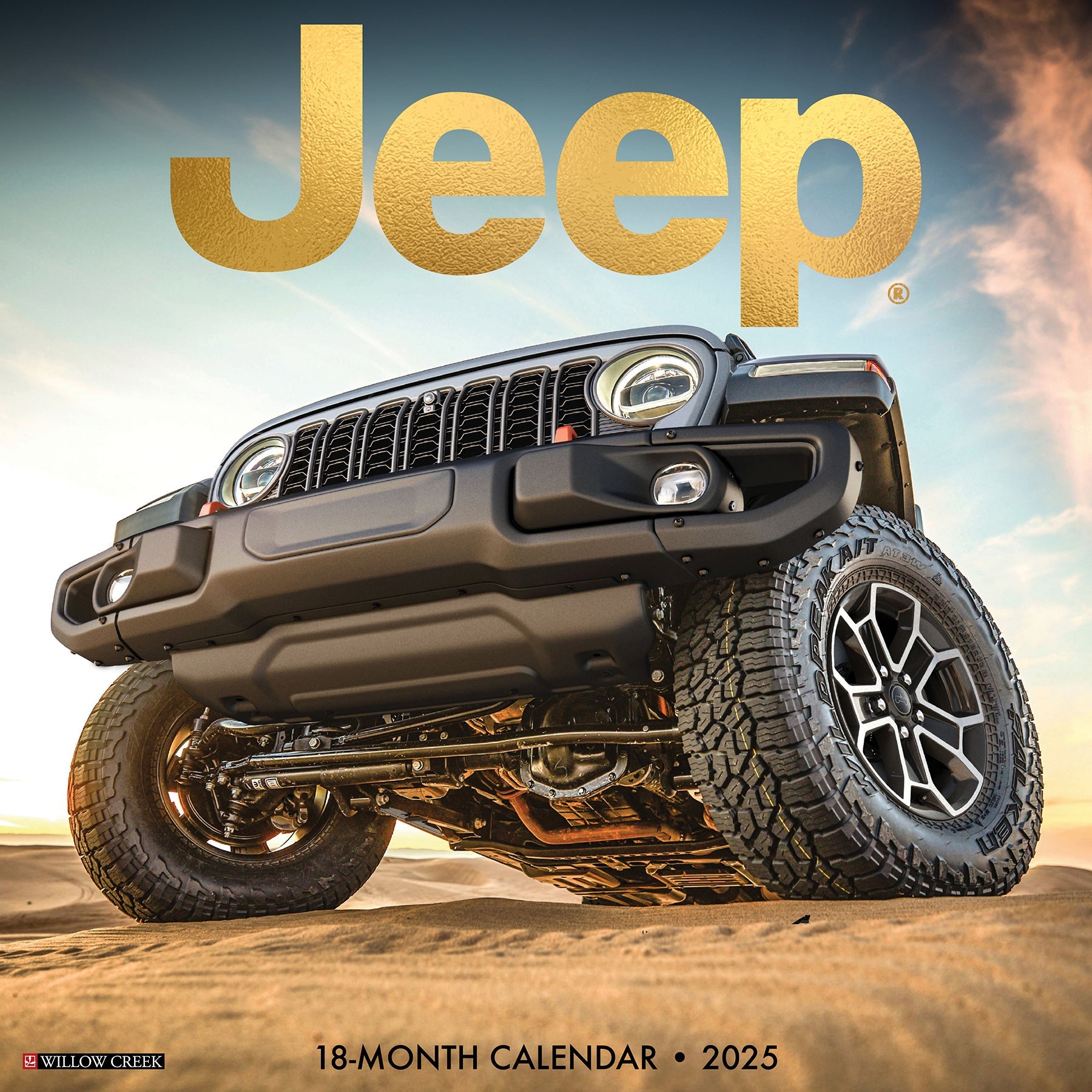 2025 Jeep - Square Wall Calendar