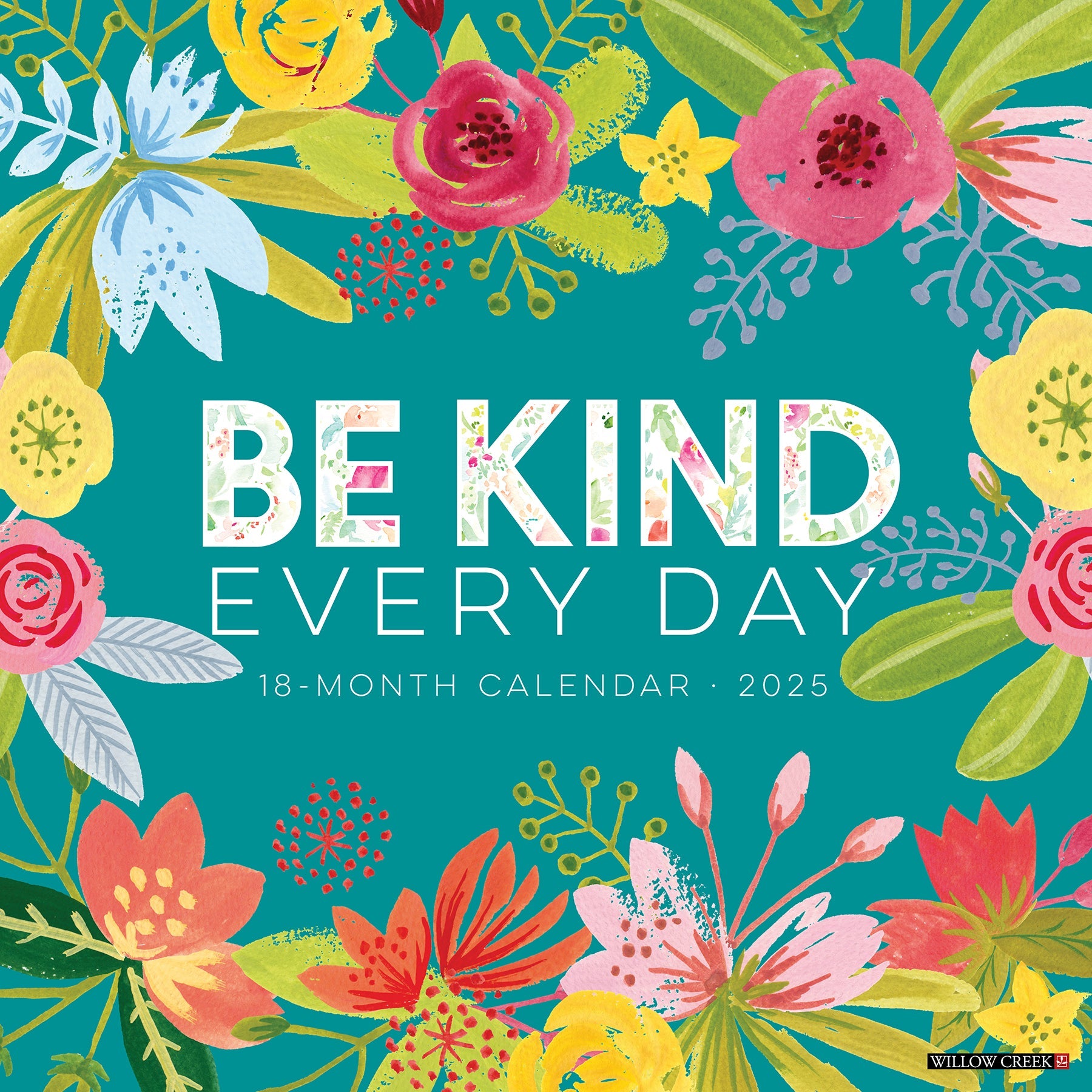 2025 Be Kind Every Day - Square Wall Calendar