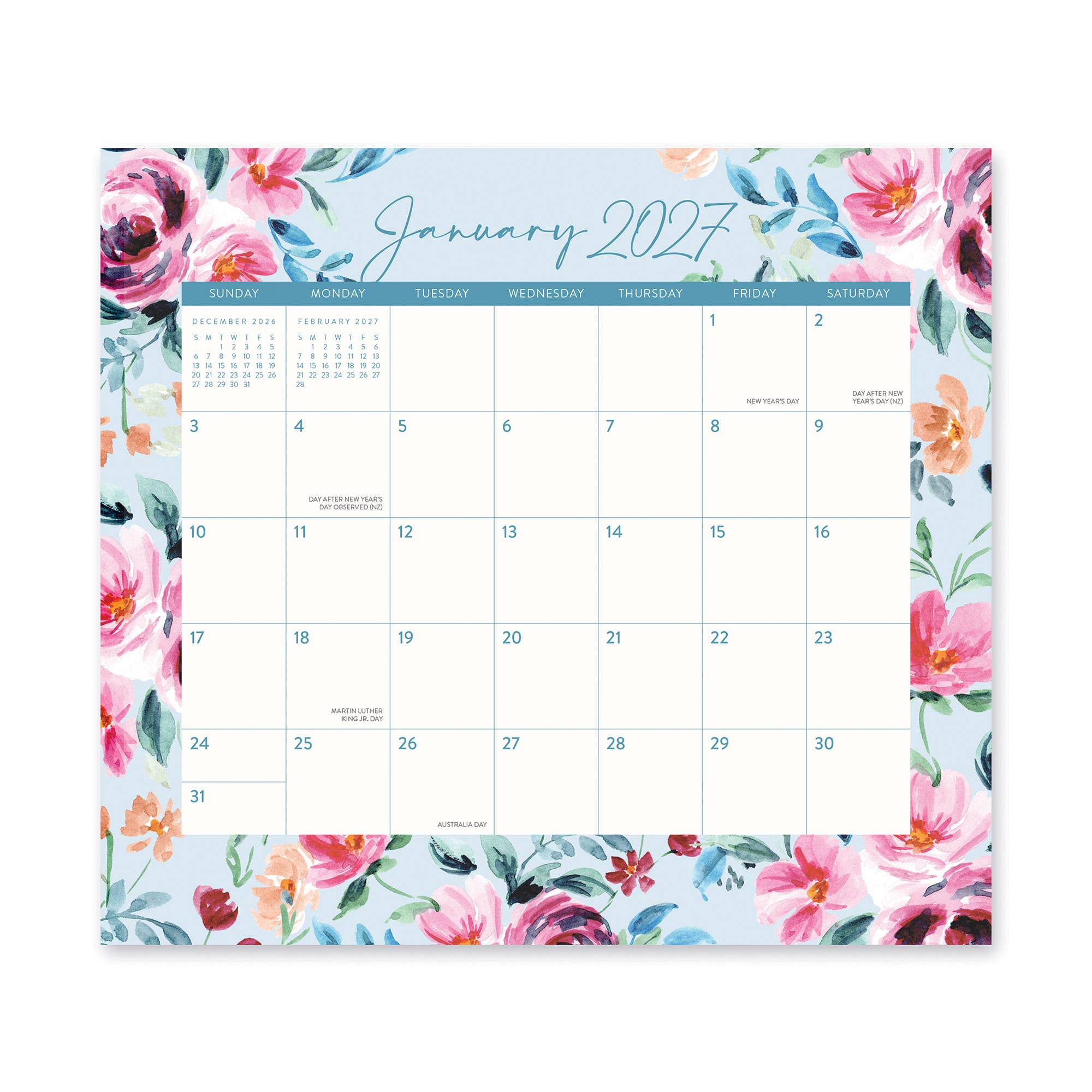 2027 Bella Flora Magnetic Monthly Pad