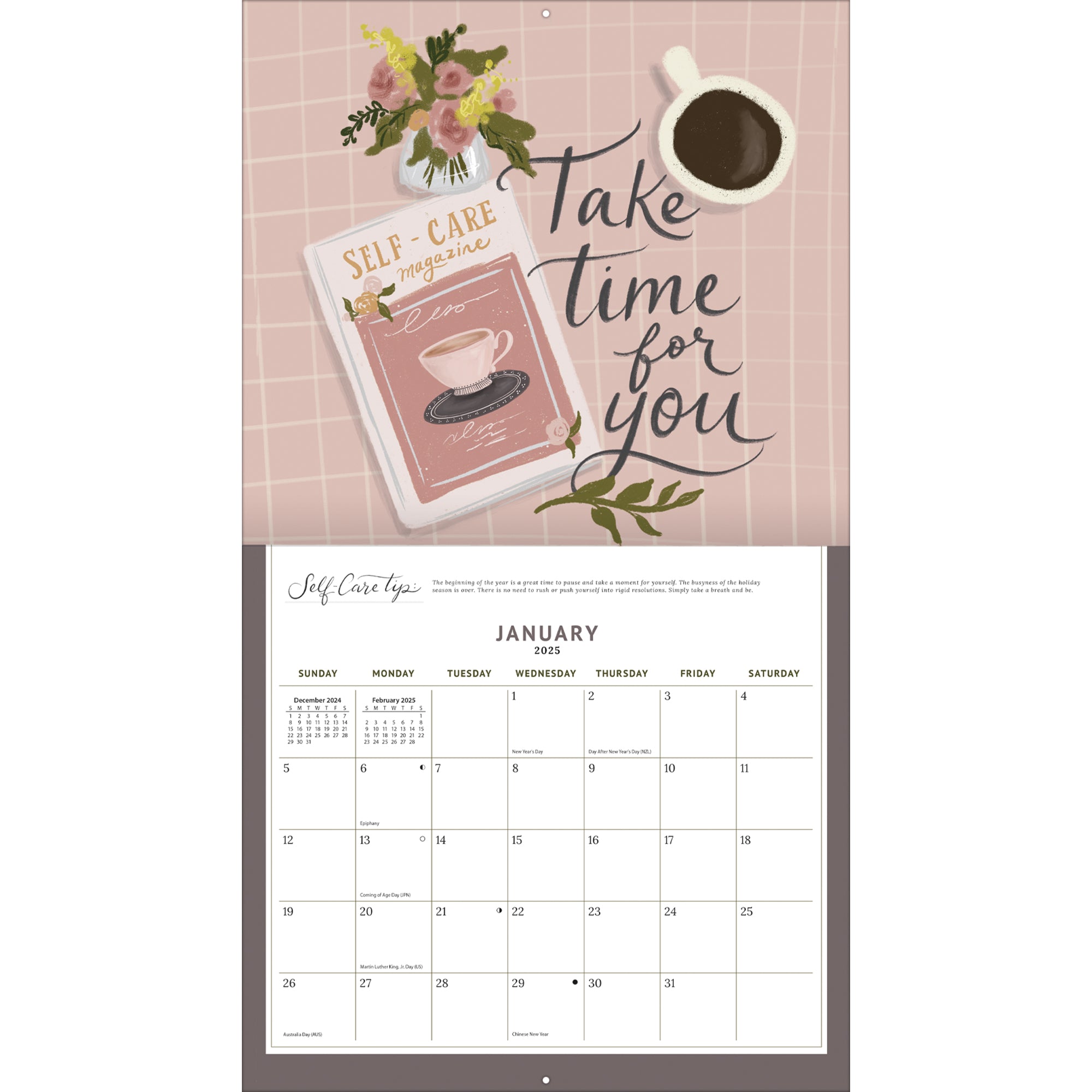 2025 Be Gentle By Lily & Val - LANG Deluxe Wall Calendar