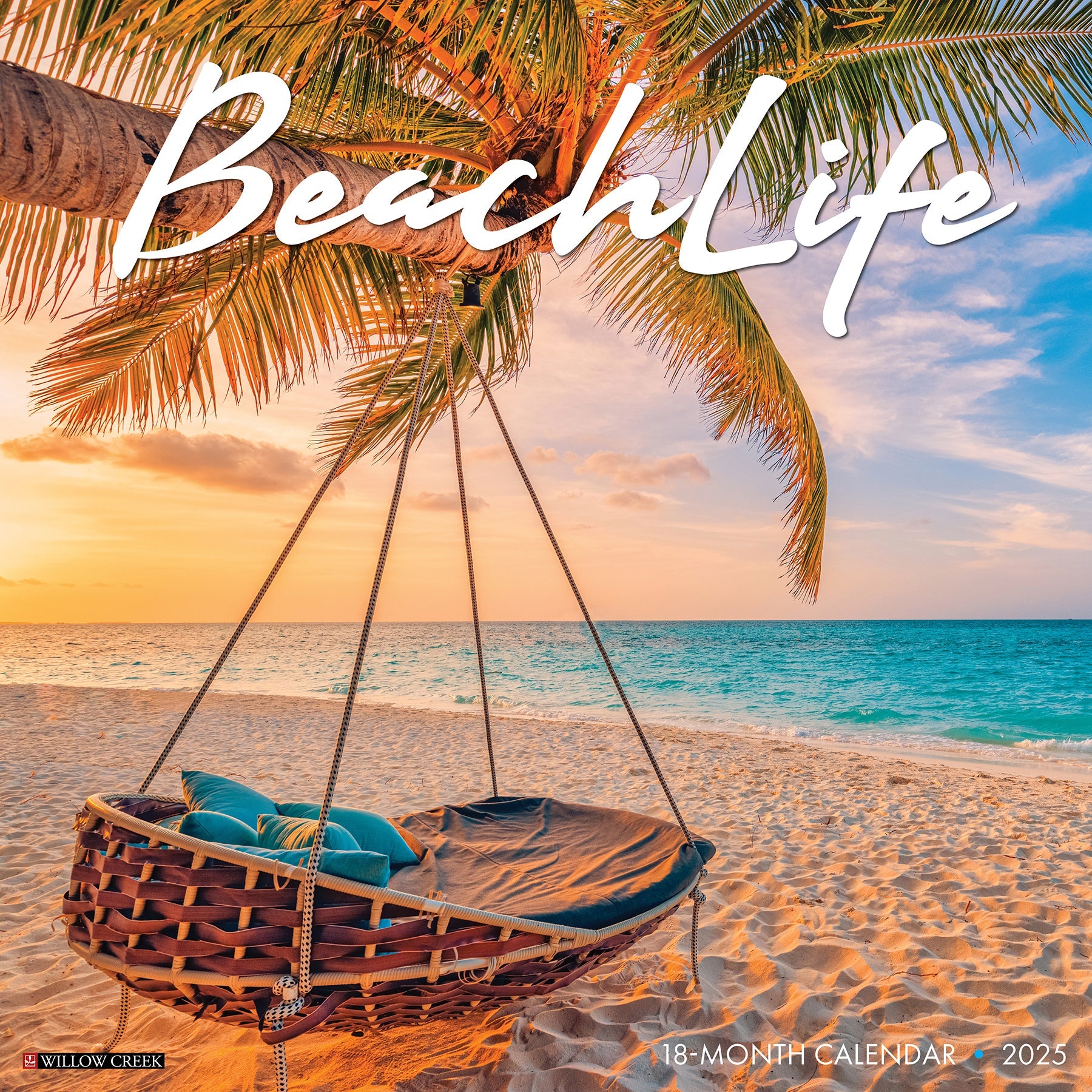 2025 BeachLife - Square Wall Calendar