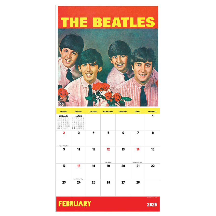 2025 The Beatles - Mini Wall Calendar