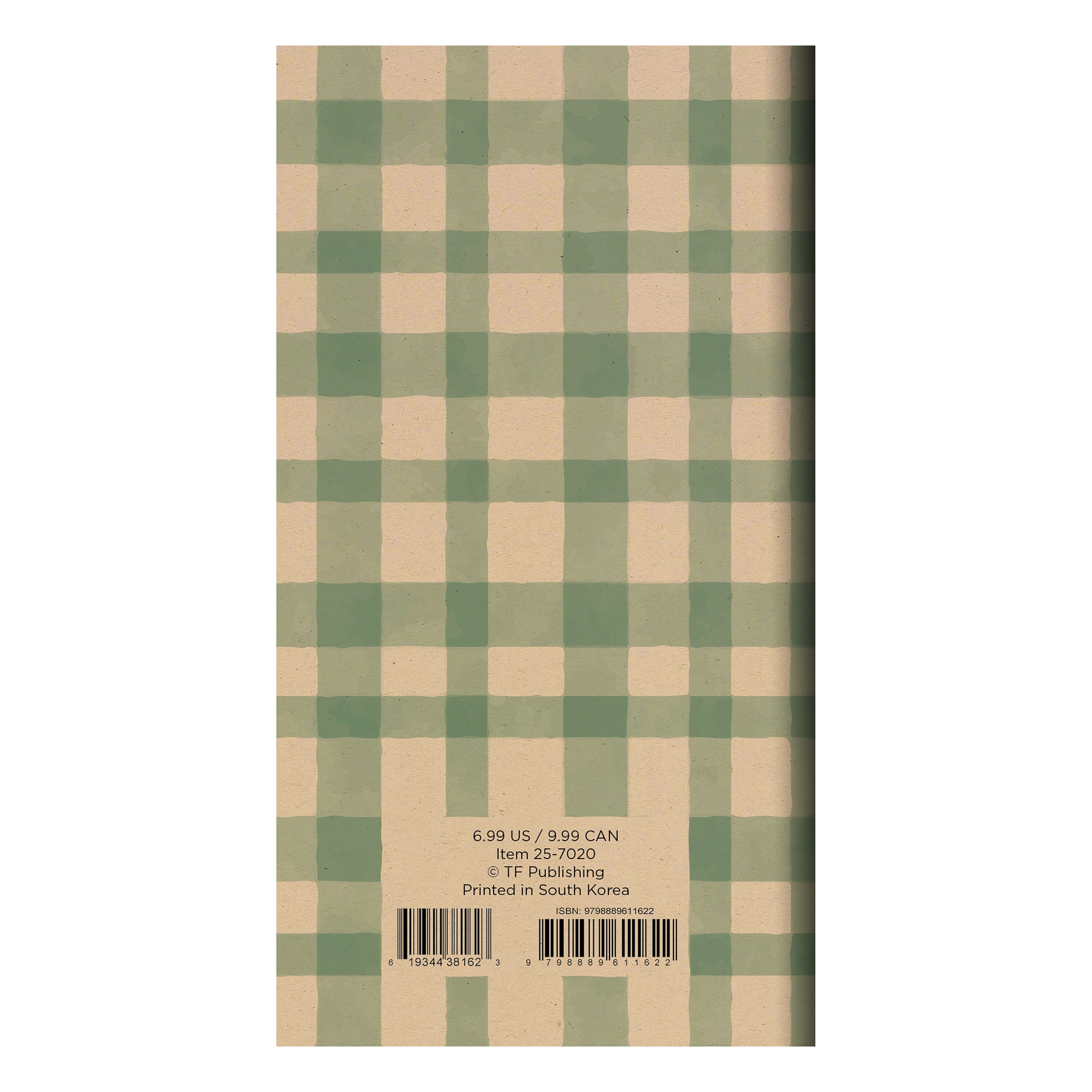 2025-2026 Farmhouse Gingham - Small Monthly Pocket Diary/Planner