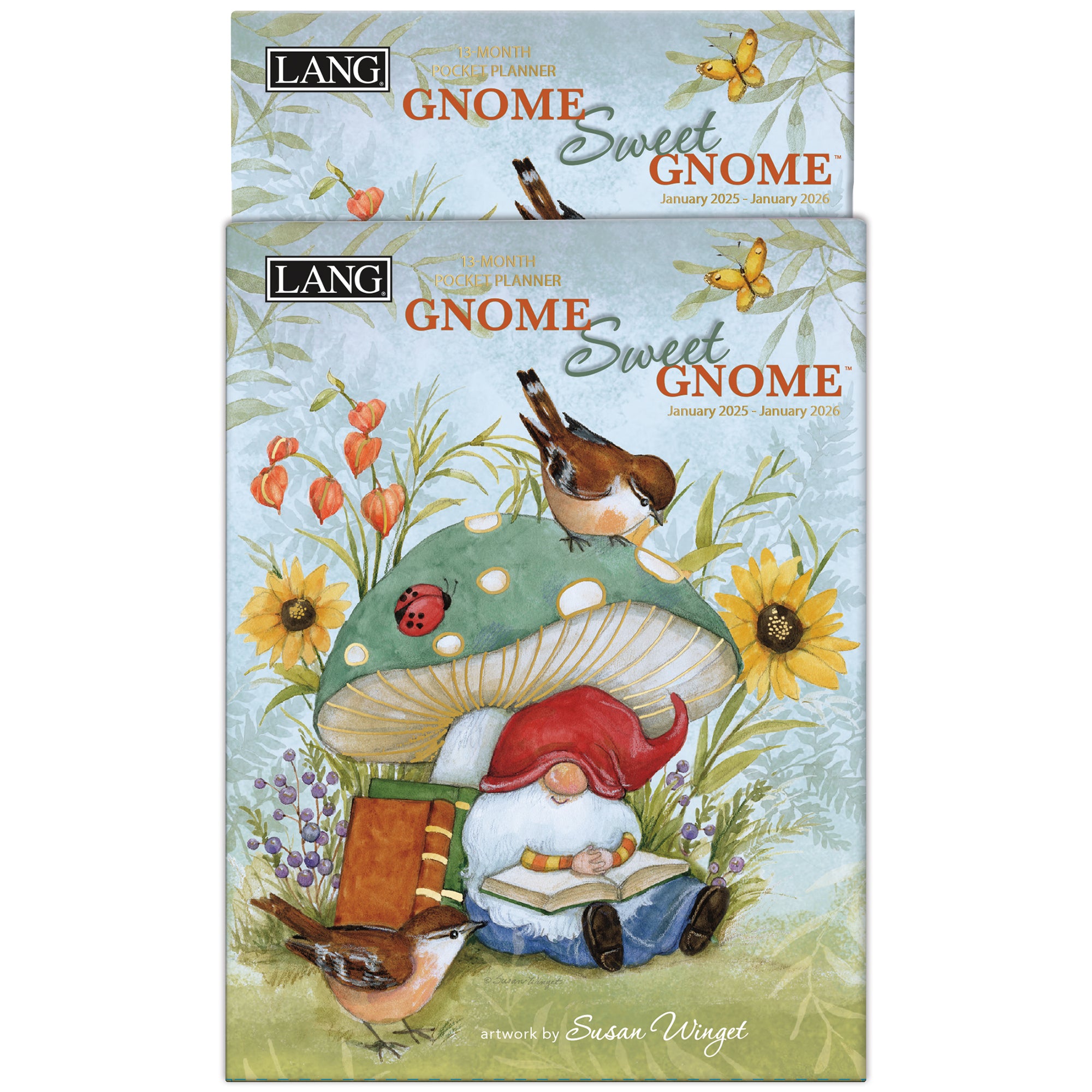 2025 Gnome Sweet Gnome - LANG 13 Month Pocket Diary/Planner