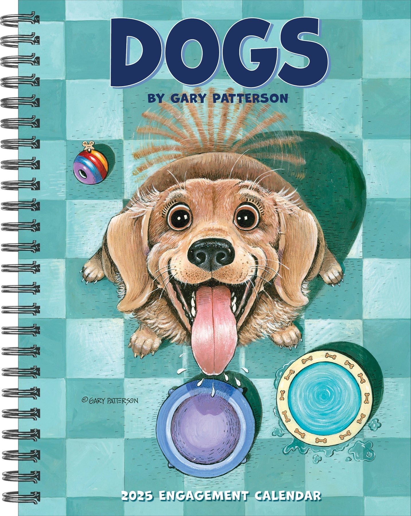 2025 Dogs by Gary Patterson - Weekly Diary/Planner