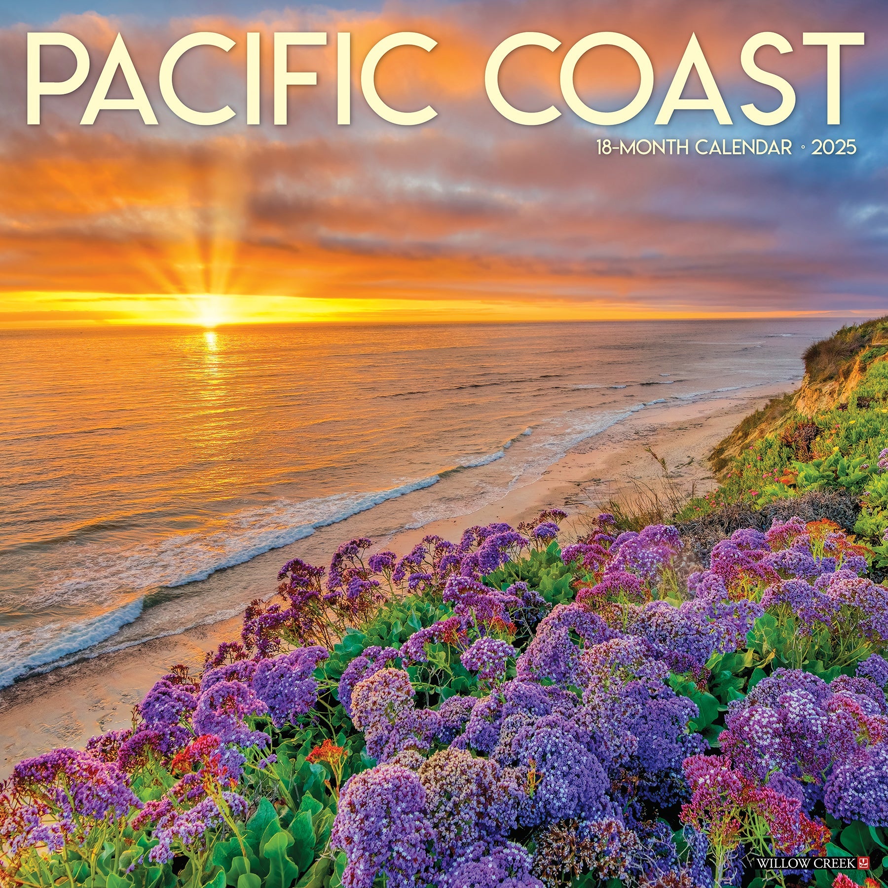 2025 Pacific Coast - Square Wall Calendar