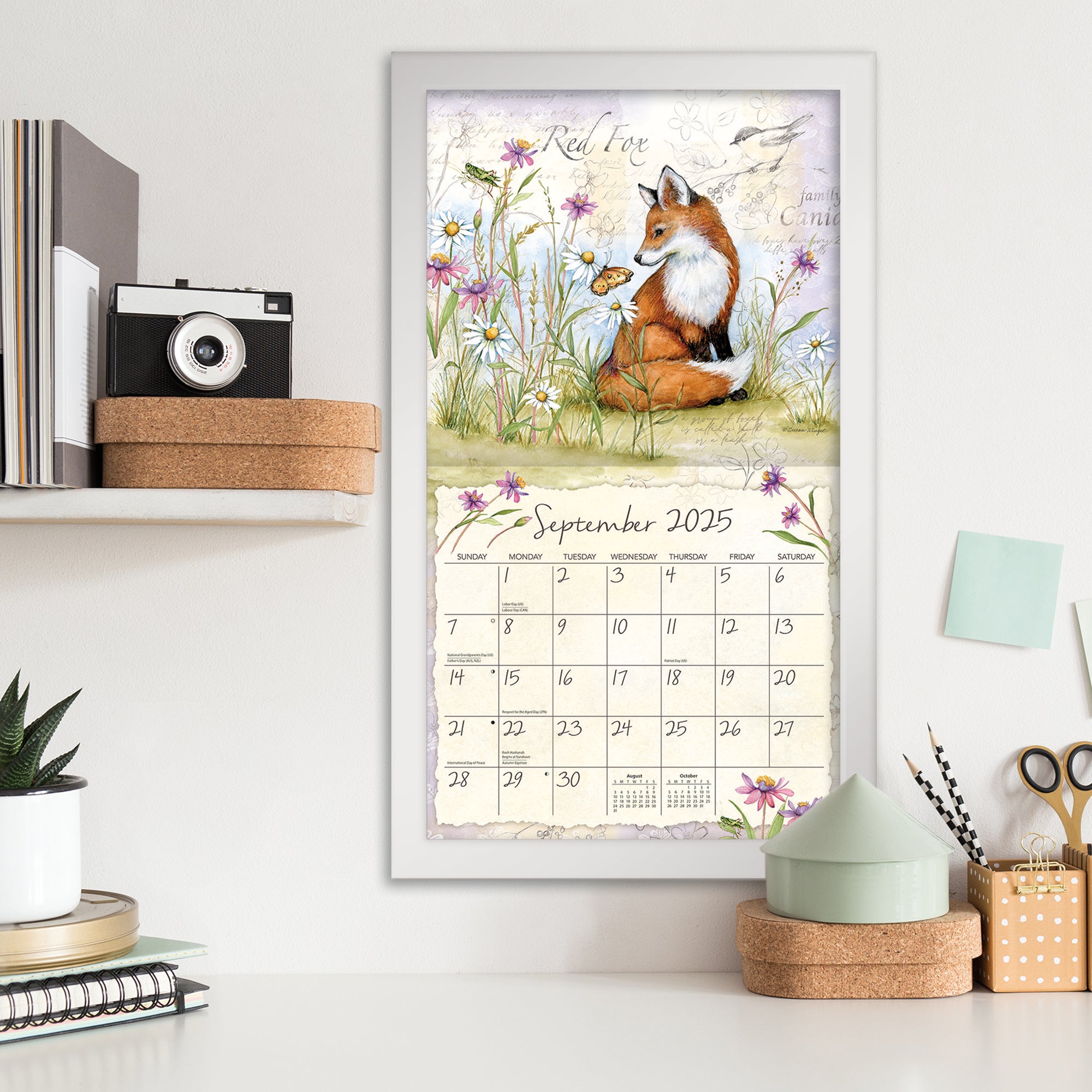 2025 Field Guide By Susan Winget - LANG Deluxe Wall Calendar