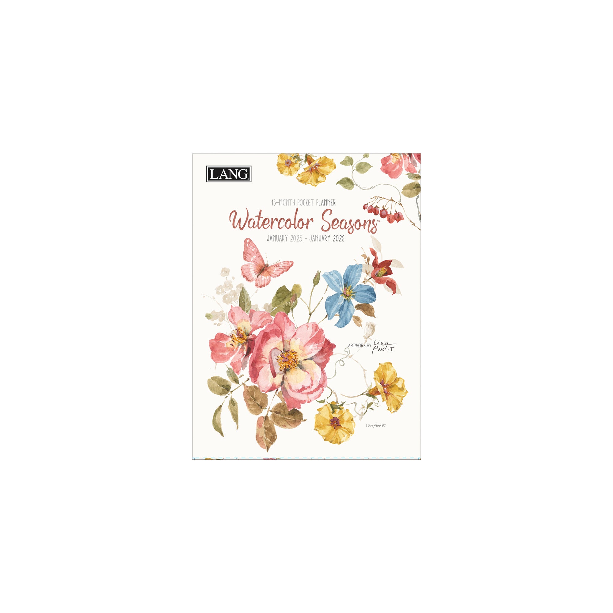 2025 Watercolor Seasons - LANG 13 Month Pocket Diary/Planner