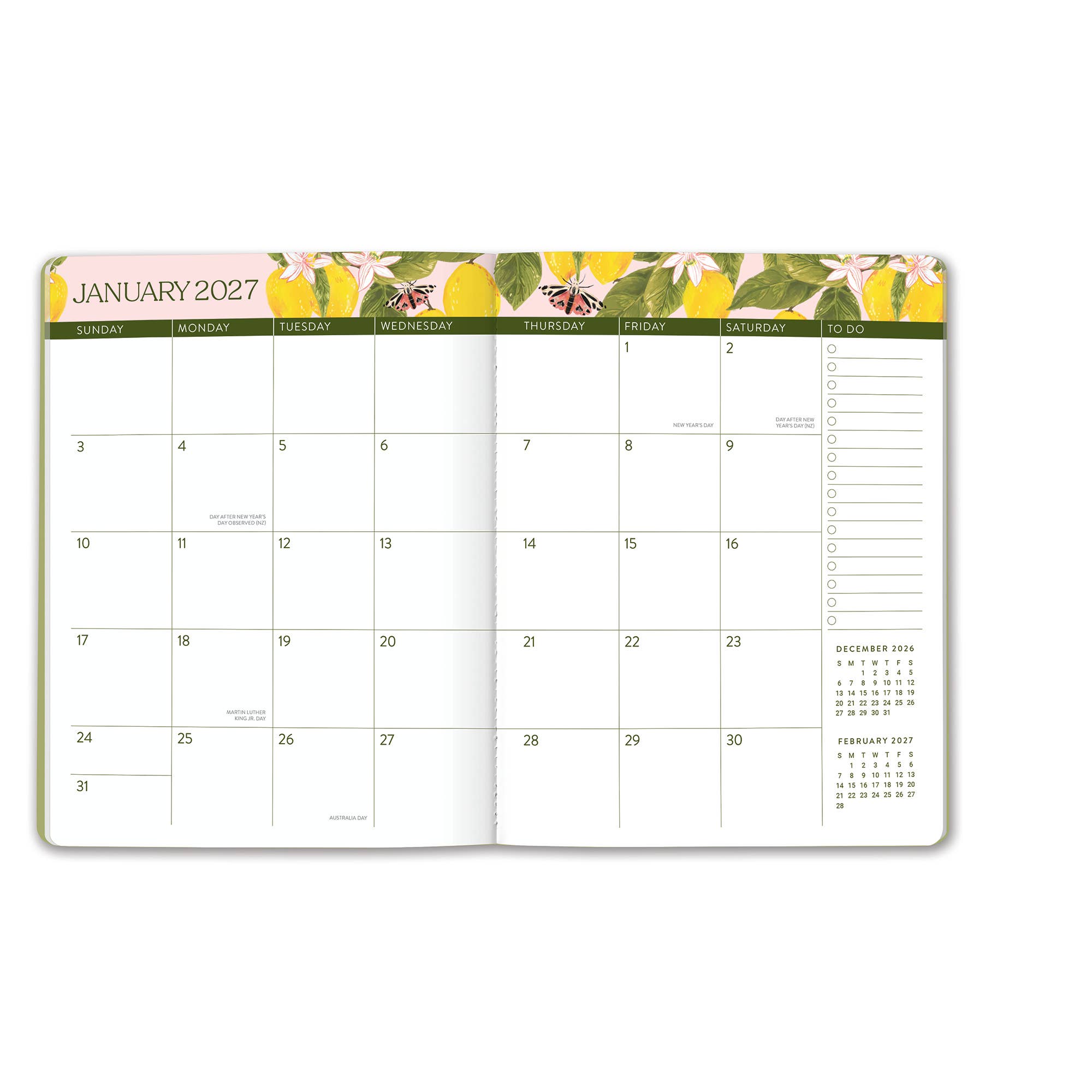 2027 Fruit & Flora Just Right Monthly Planner