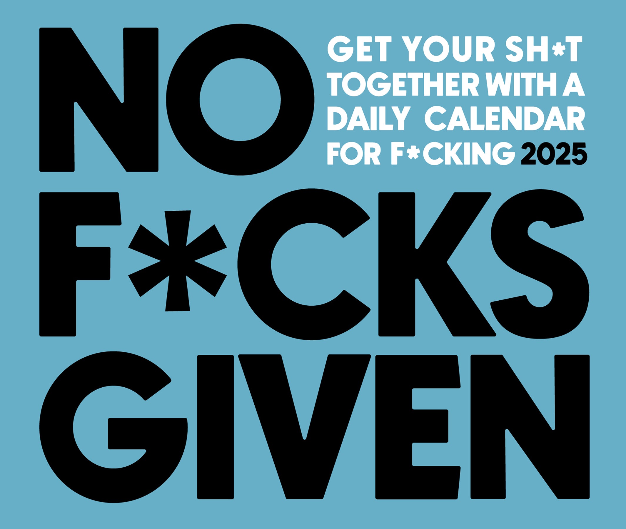 2025 No F*cks Given - Daily Boxed Page-A-Day Calendar