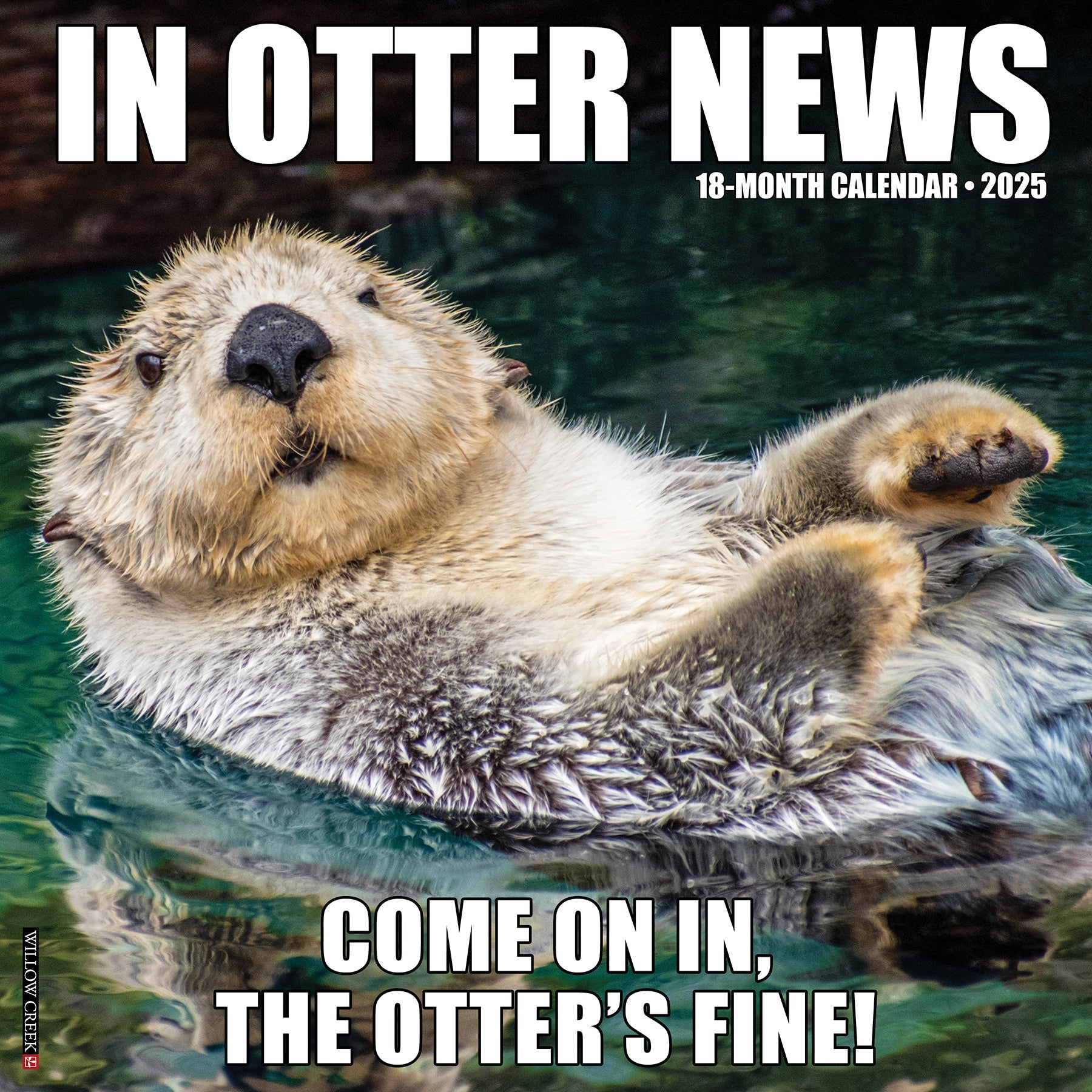 2025 In Otter News - Square Wall Calendar