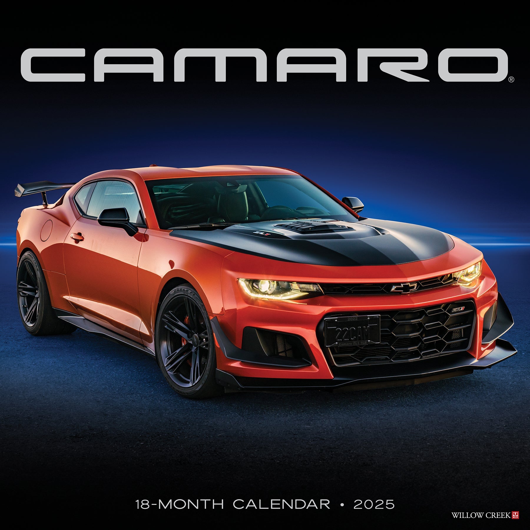 2025 Camaro (w/foil) - Square Wall Calendar