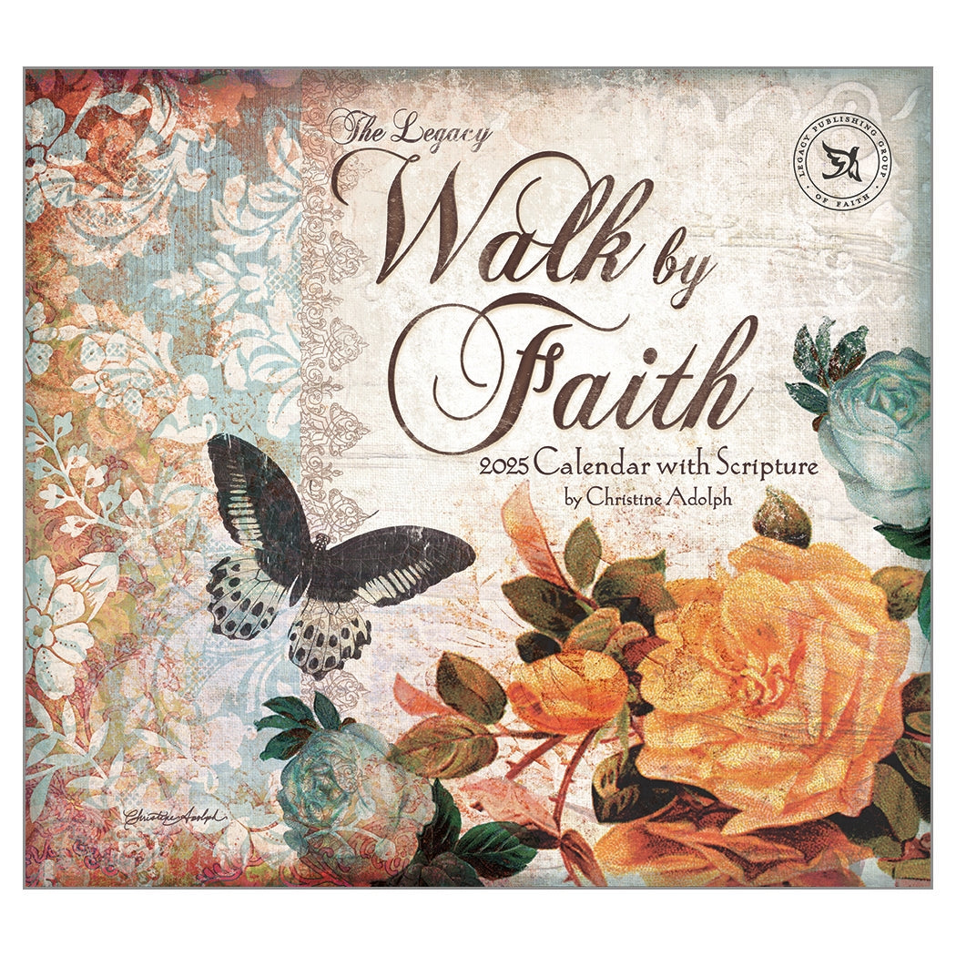 2025 Walk By Faith - Legacy Scripture - Legacy Deluxe Wall Calendar