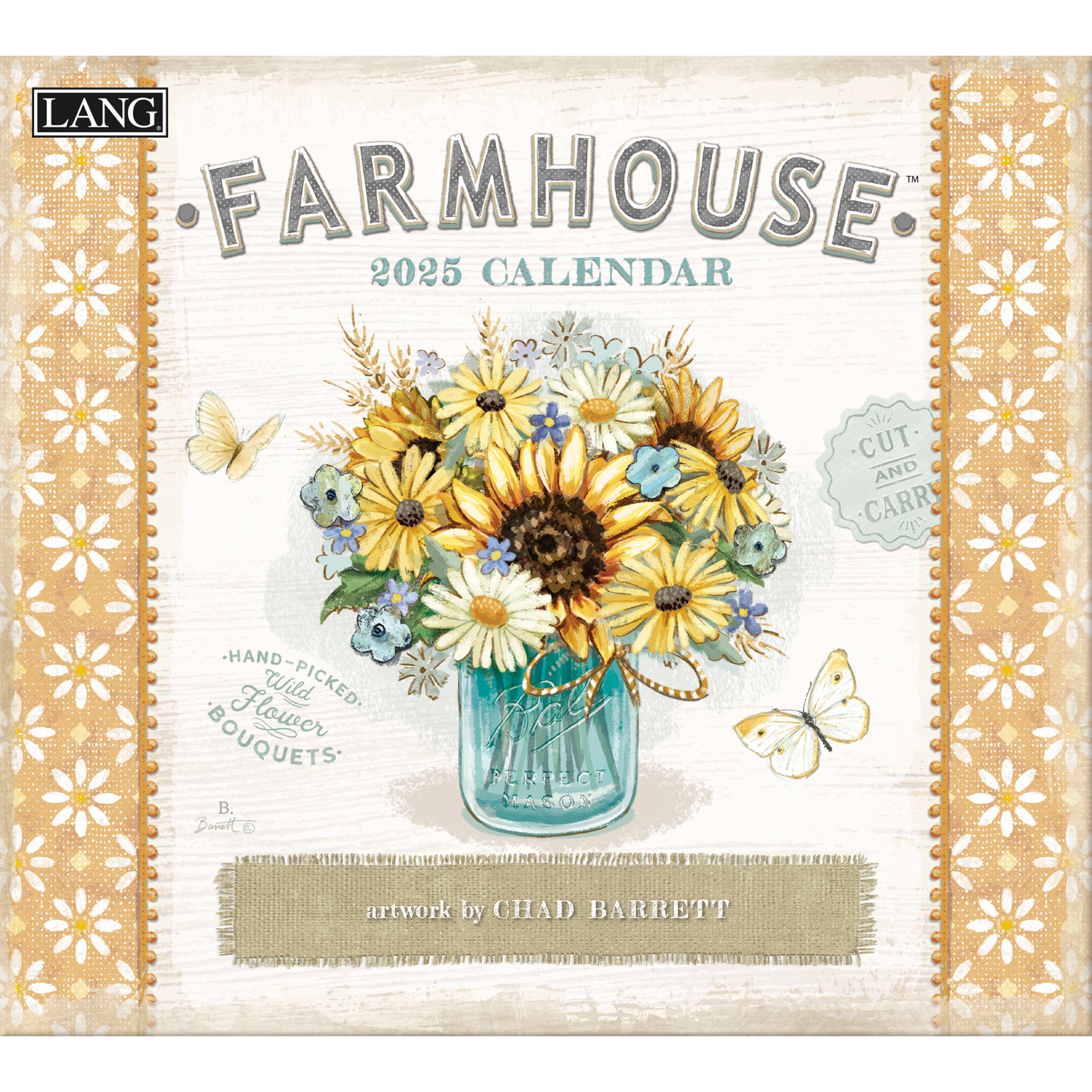 2025 Farmhouse By Chad Barrett - LANG Deluxe Wall Calendar