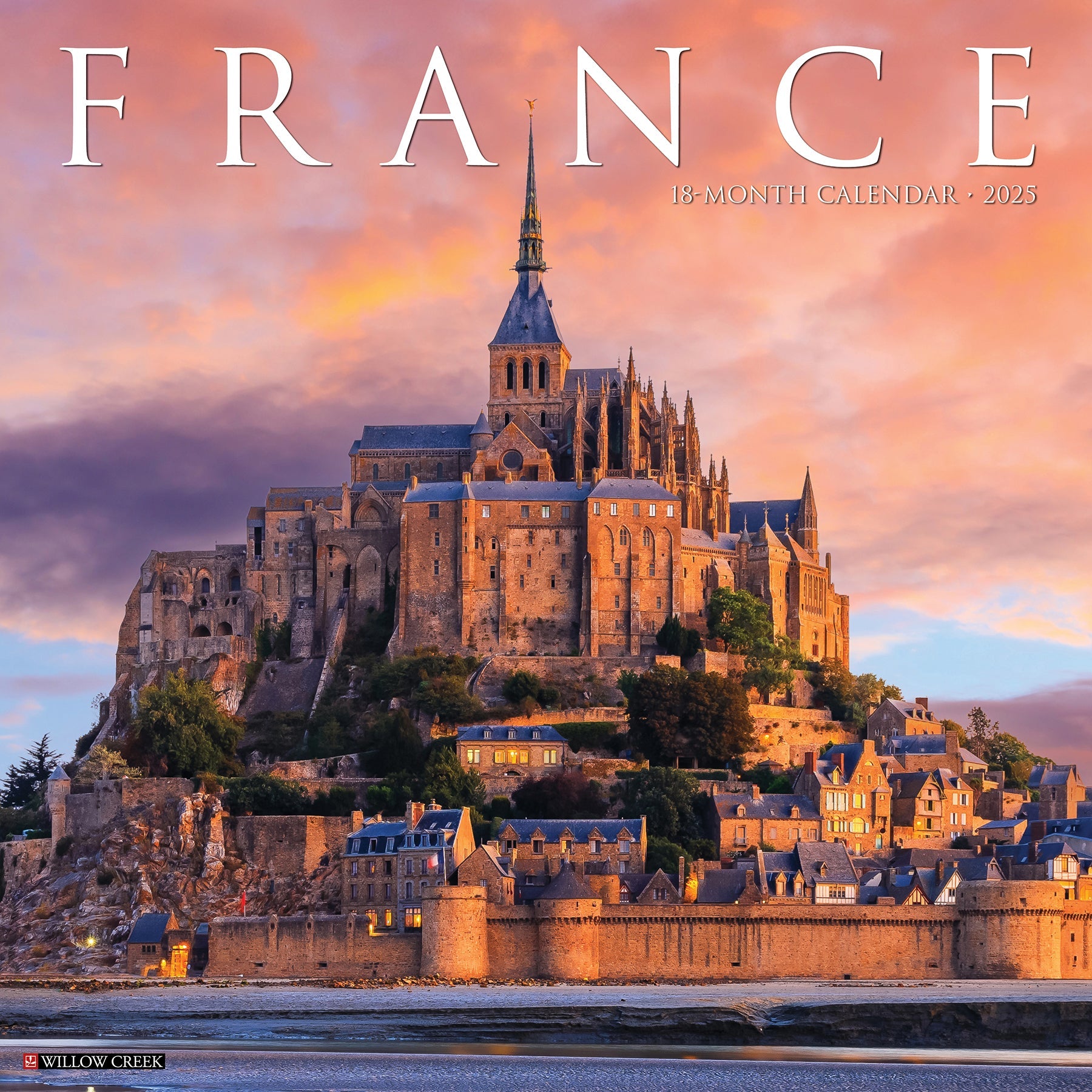 2025 France - Square Wall Calendar