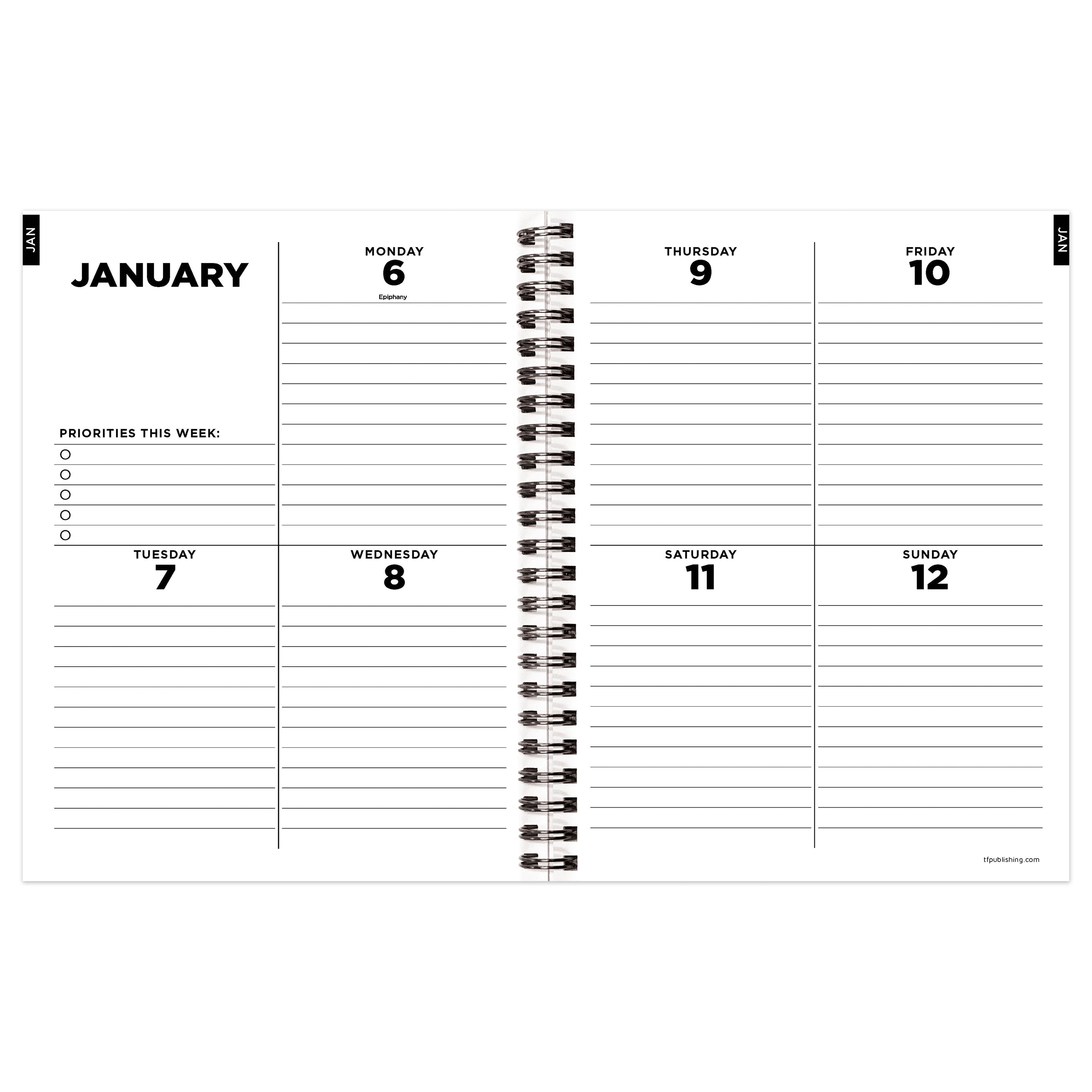 2025 Coca-Cola - Medium Monthly & Weekly Diary/Planner