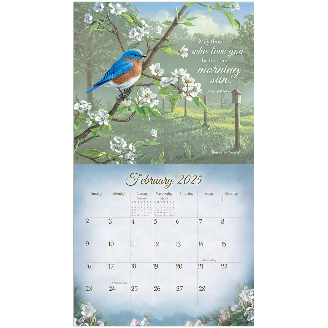 2025 Songbirds Of Faith - Legacy Deluxe Wall Calendar