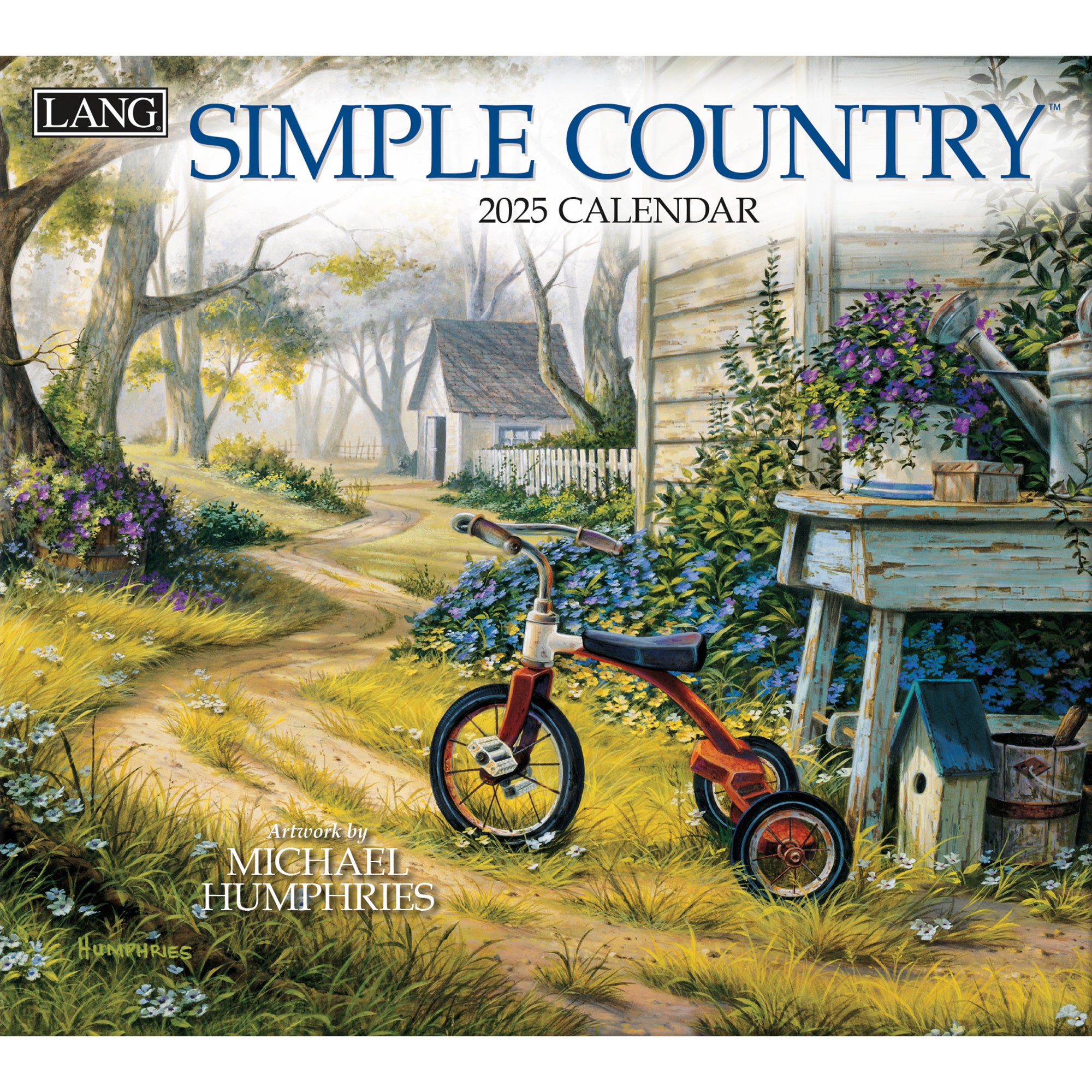 2025 Simple Country by Michael Humphries - LANG Deluxe Wall Calendar