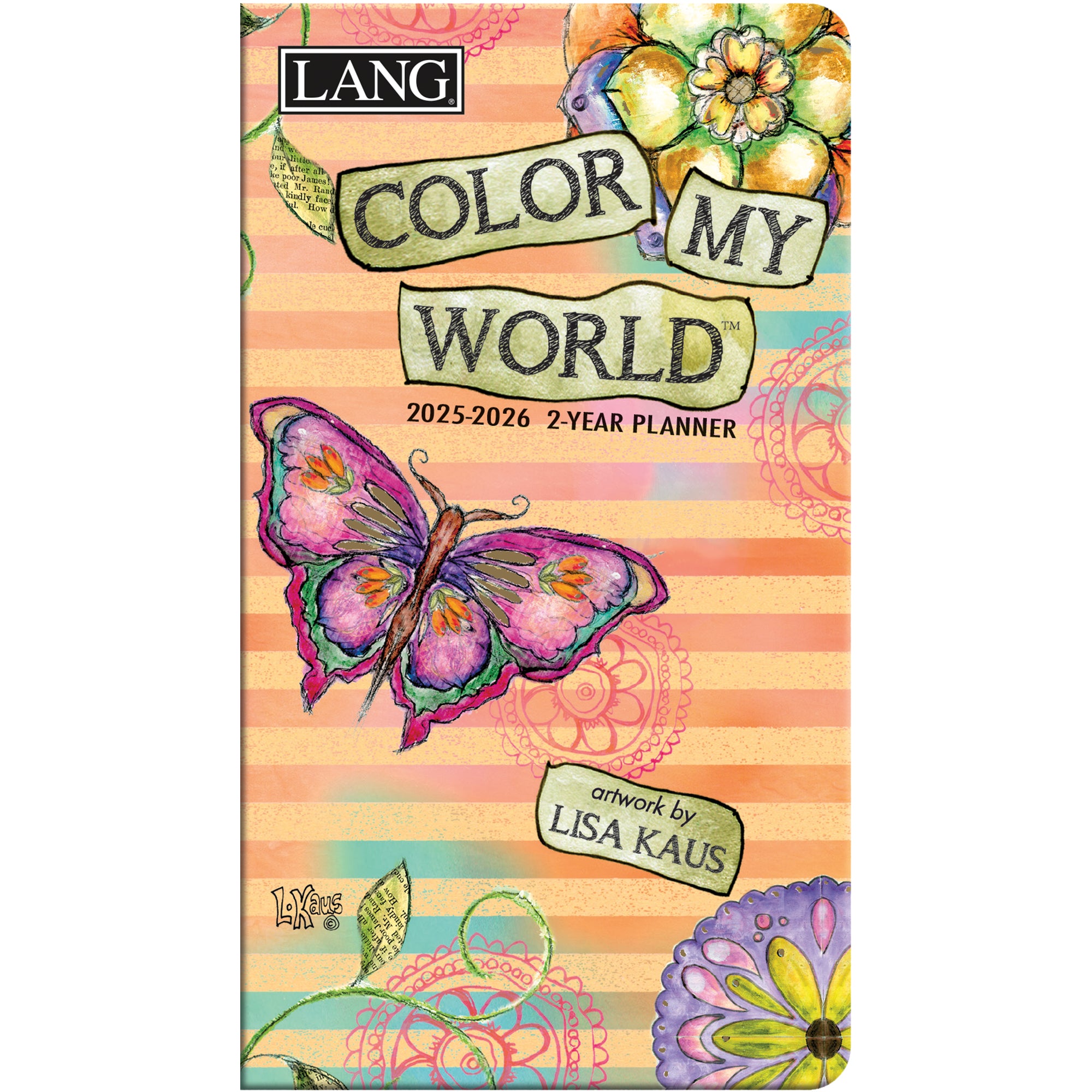 2025-2026 Color My World - LANG 2 Year Pocket Diary/Planner