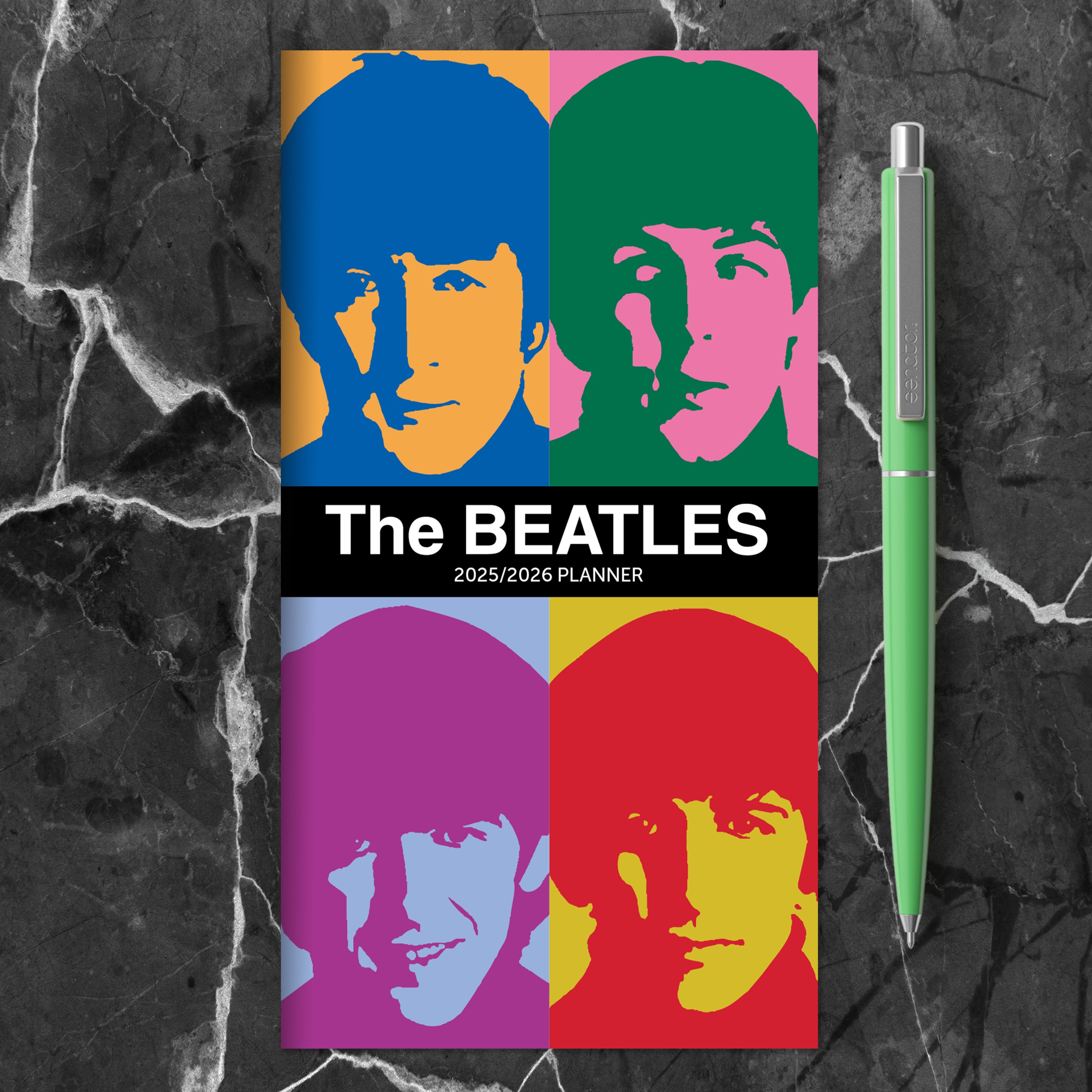 2025-2026 The Beatles - Small Monthly Pocket Diary/Planner