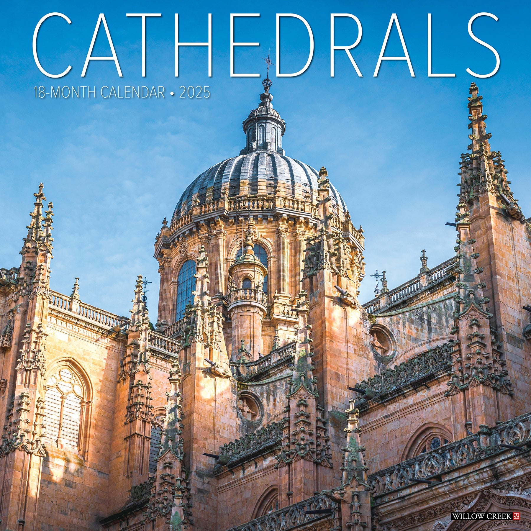 2025 Cathedrals - Square Wall Calendar